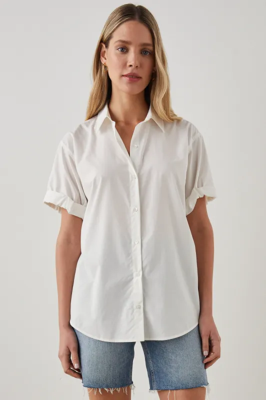 JOJO SHIRT - WHITE sold by Rails