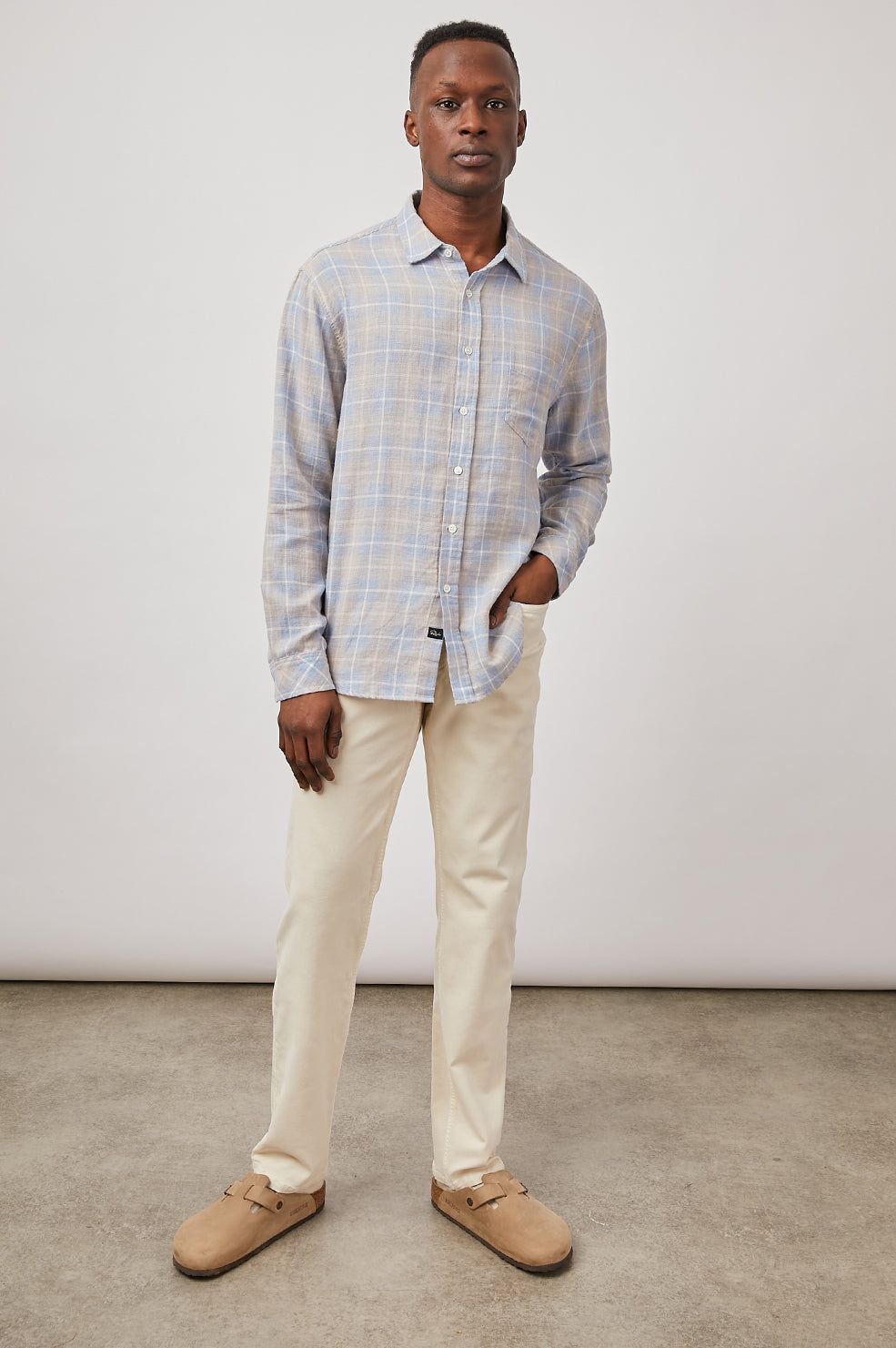 WYATT SHIRT - SHORELINE PEACH TIDE sold by Rails product image thumbnail 3