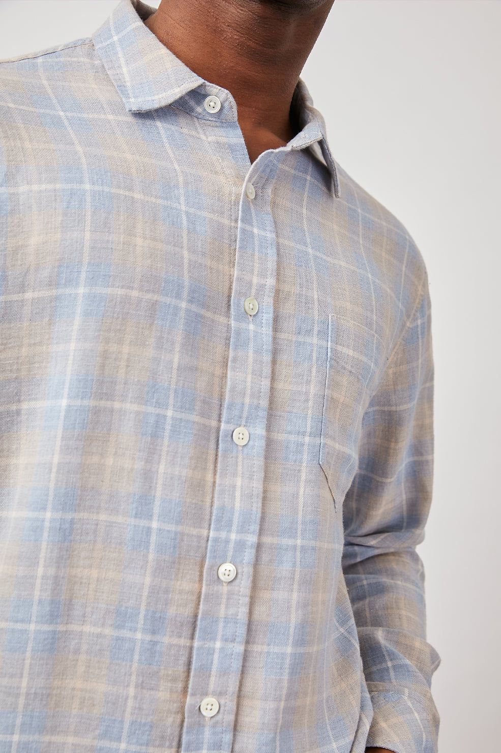 WYATT SHIRT - SHORELINE PEACH TIDE sold by Rails product image thumbnail 2