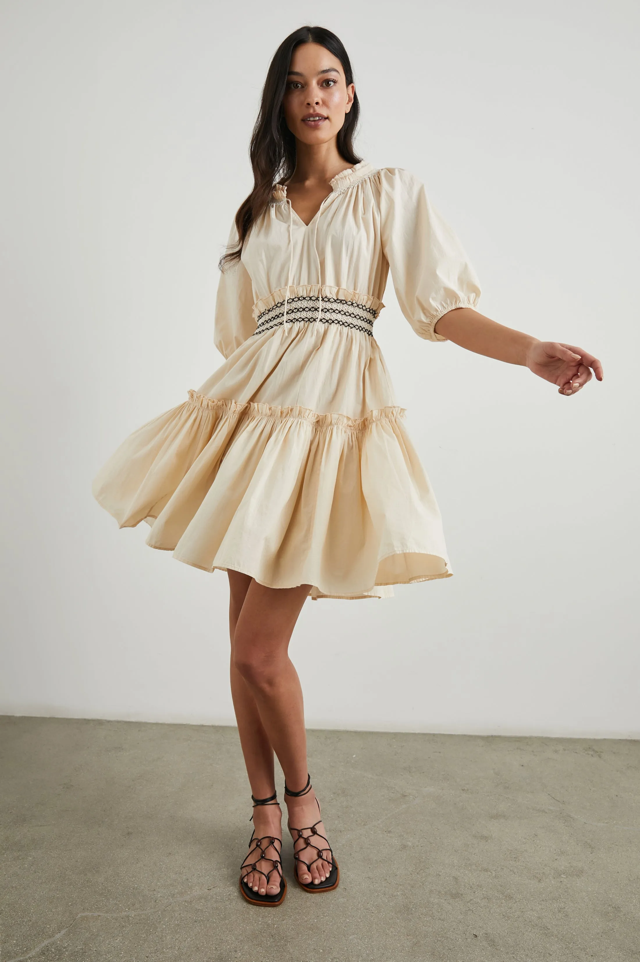 FIORELLA DRESS - FLAX sold by Rails product image thumbnail 3