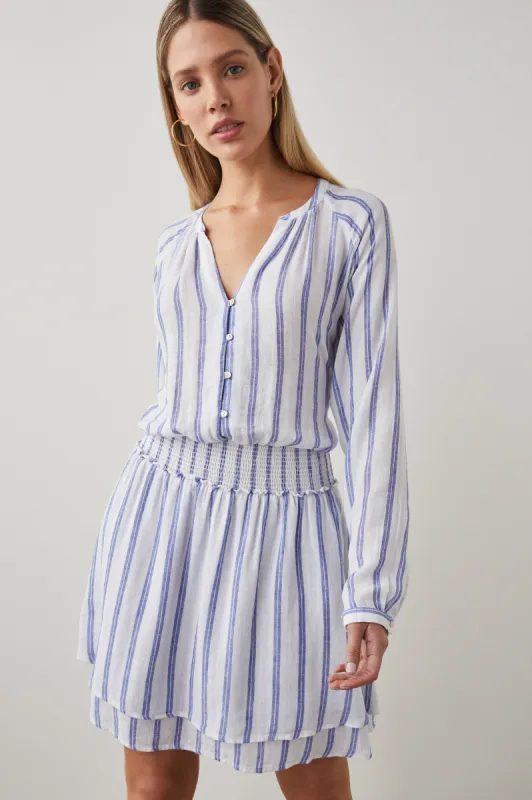 JASMINE DRESS - VILLA STRIPE sold by Rails