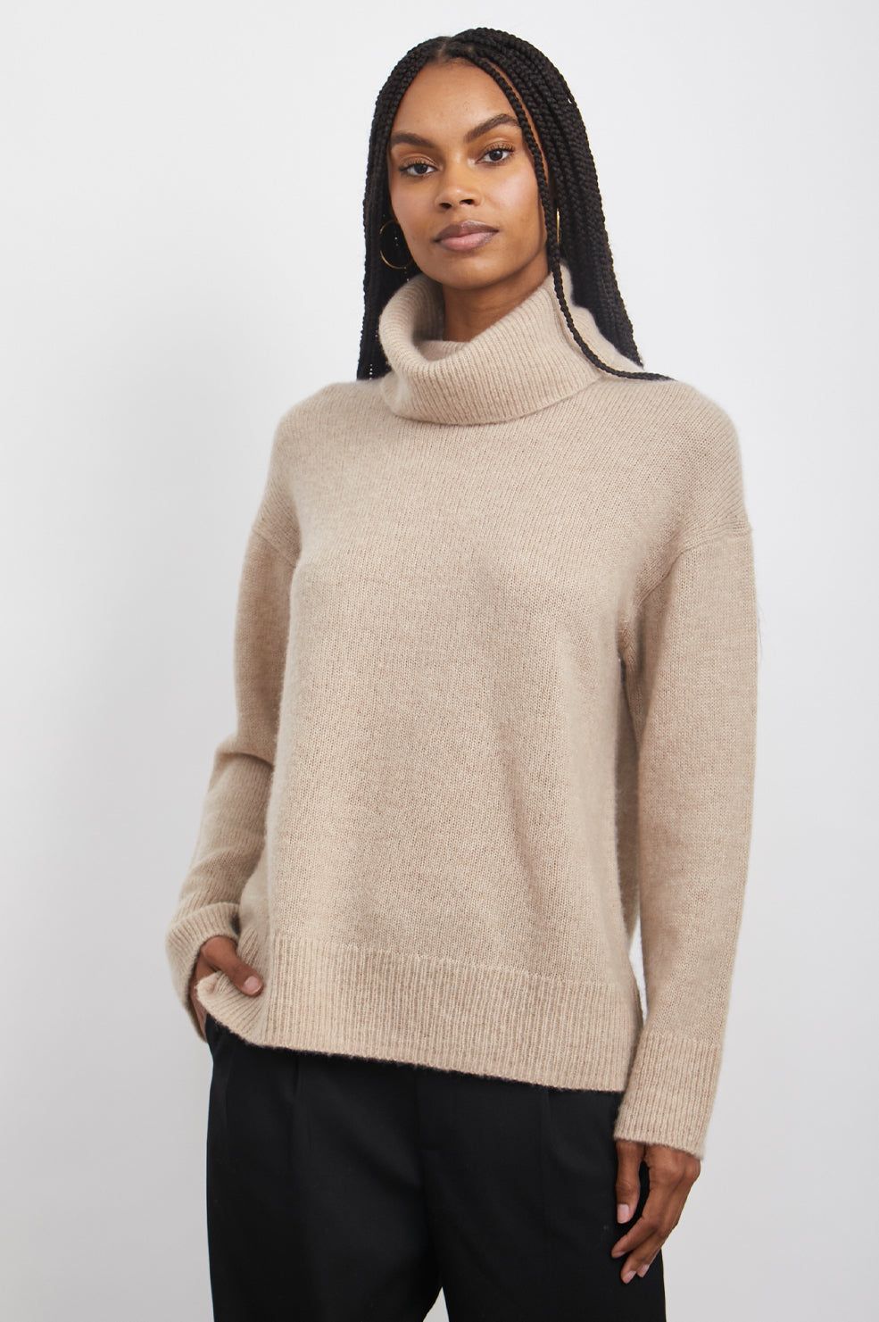 IMOGEN SWEATER - JUTE sold by Rails