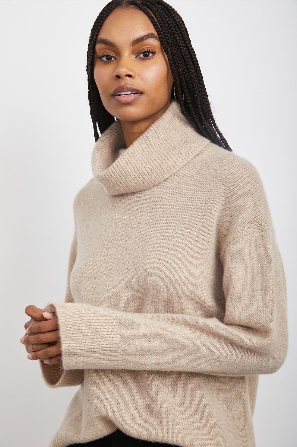 IMOGEN SWEATER - JUTE sold by Rails product image thumbnail 2