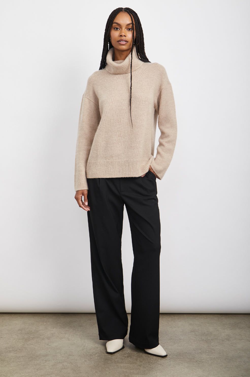 IMOGEN SWEATER - JUTE sold by Rails product image thumbnail 3