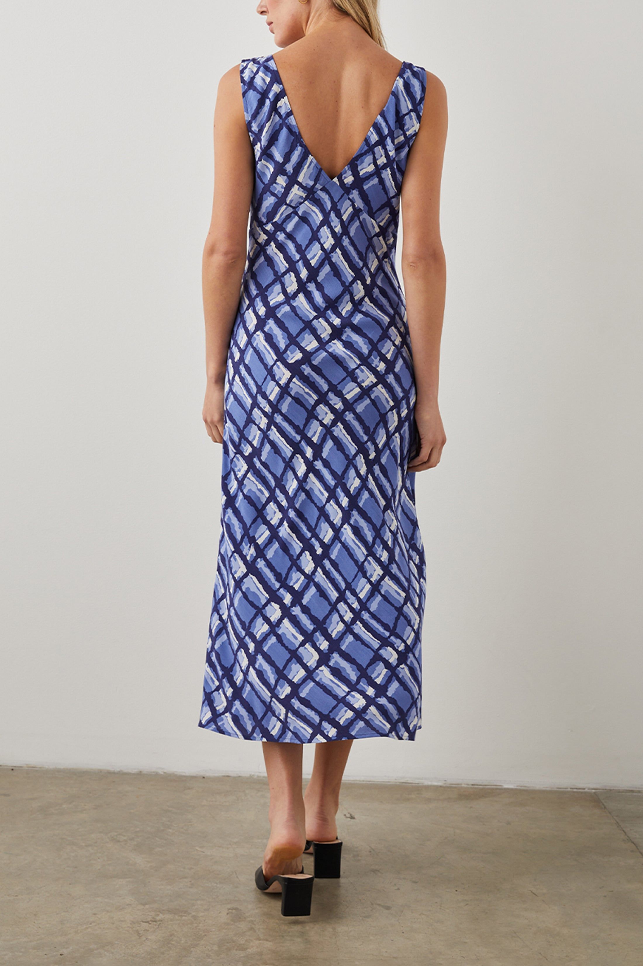 AUDRINA DRESS - AZURE PLAID sold by Rails product image thumbnail 5