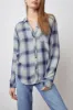 HUNTER SHIRT - NAVY IVORY ICE sold by Rails