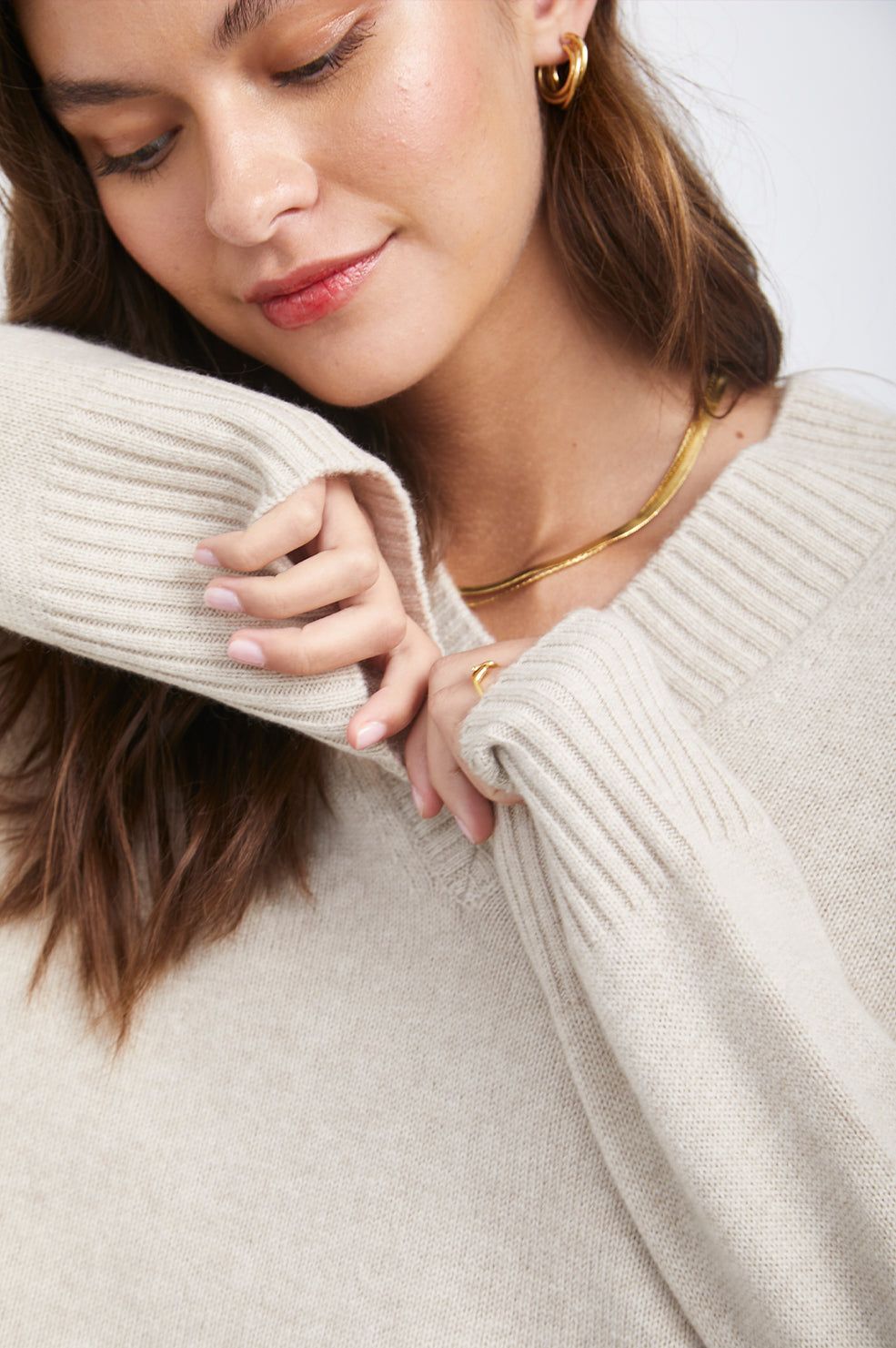 MICHELLE SWEATER - OATMEAL sold by Rails product image thumbnail 2