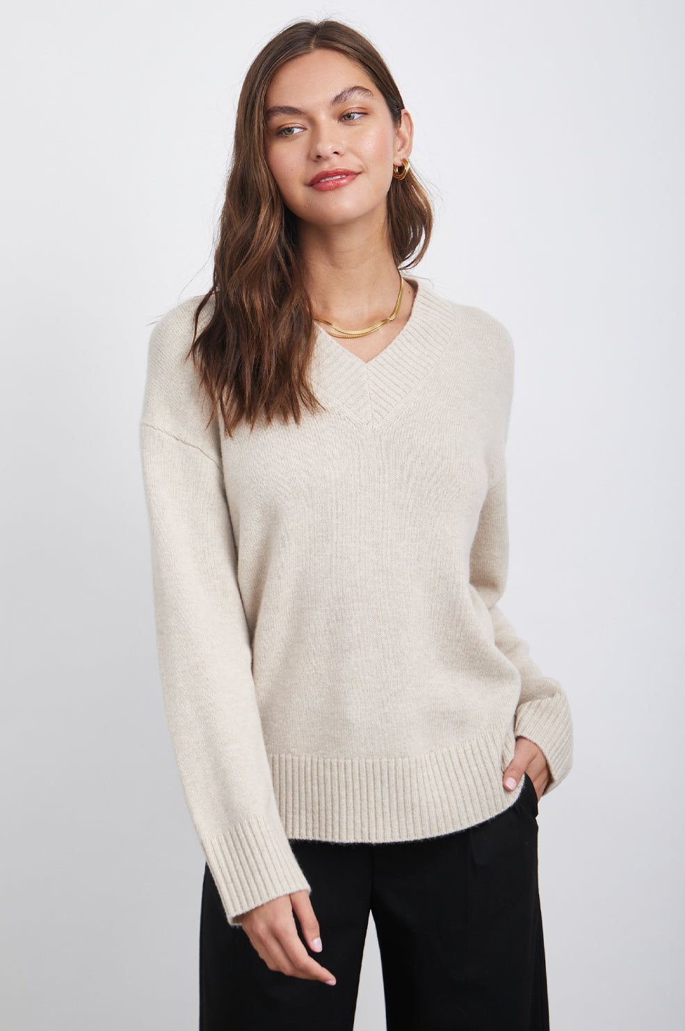 MICHELLE SWEATER - OATMEAL sold by Rails