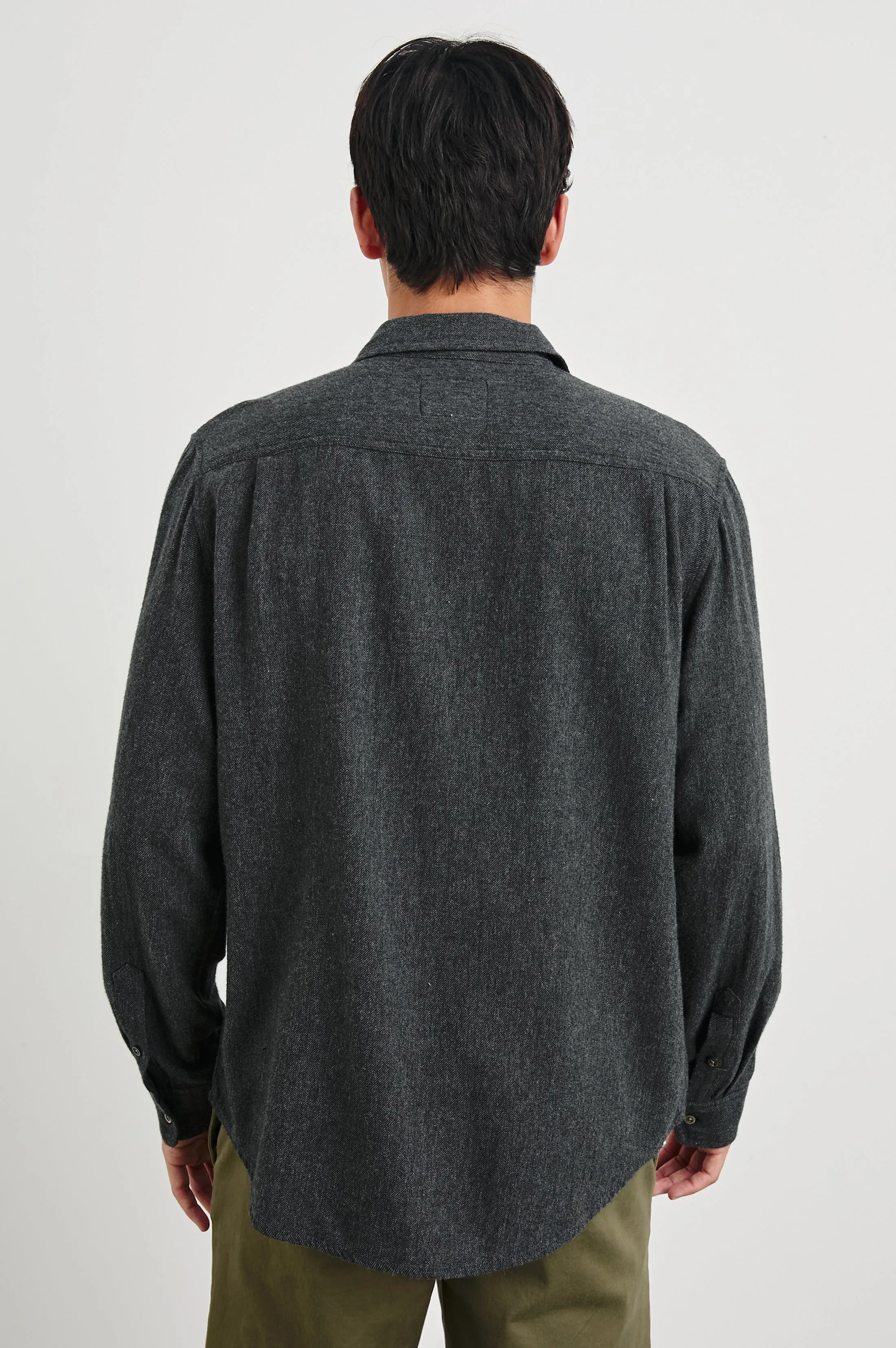 LENNOX SHIRT - BLACKHAWK MELANGE sold by Rails product image thumbnail 4