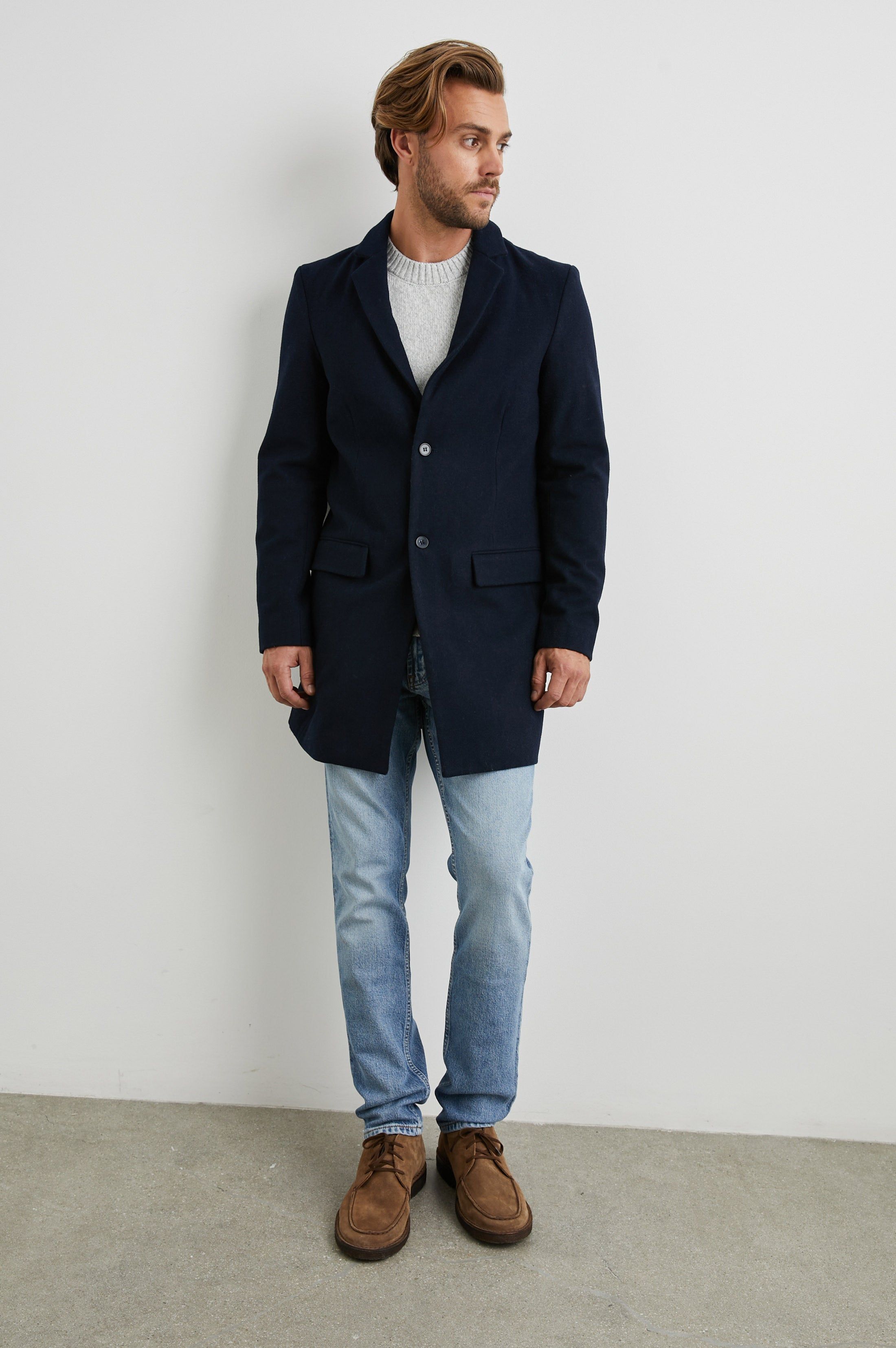 LARK COAT - NAVY sold by Rails product image thumbnail 3