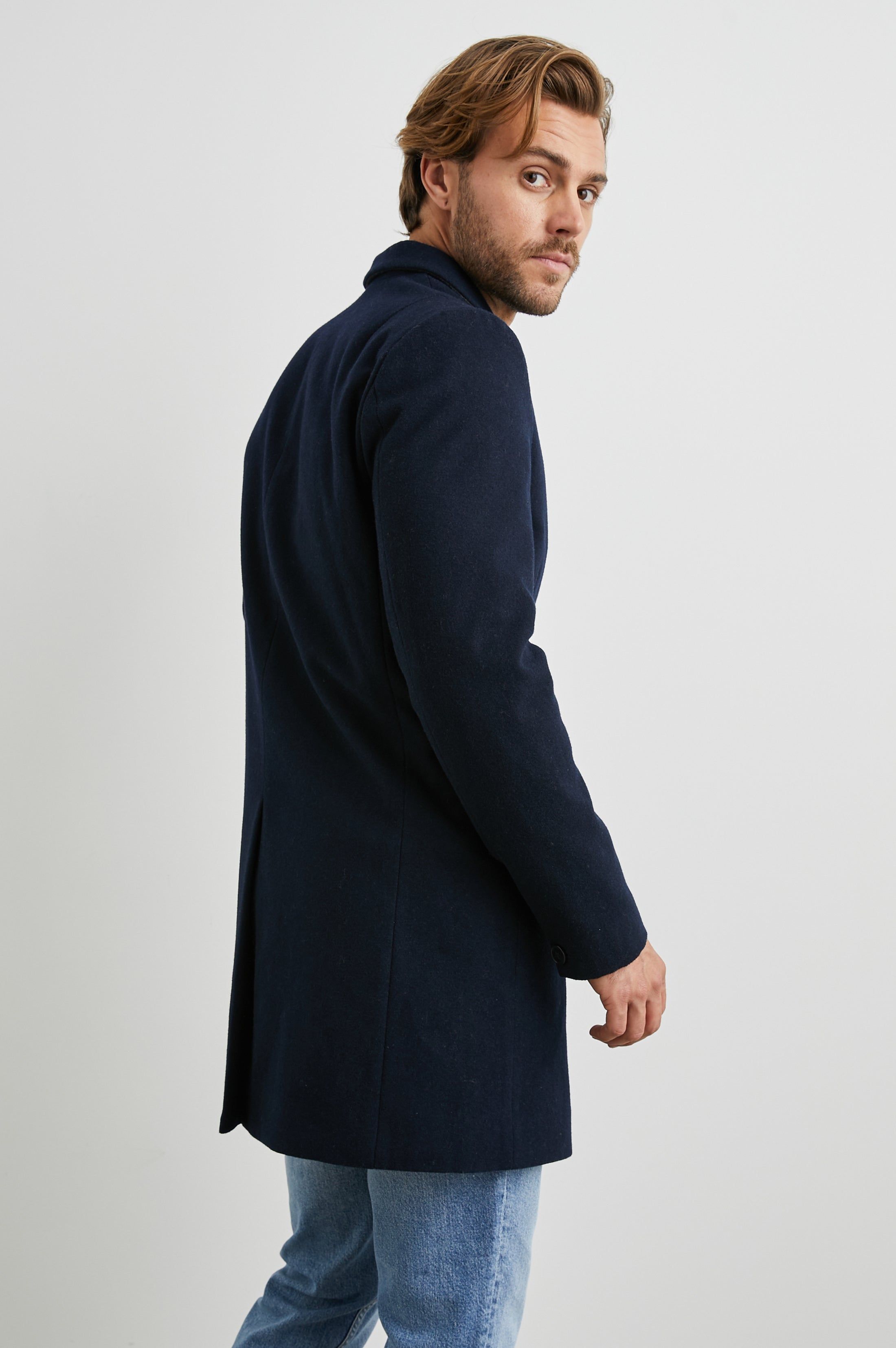 LARK COAT - NAVY sold by Rails product image thumbnail 4