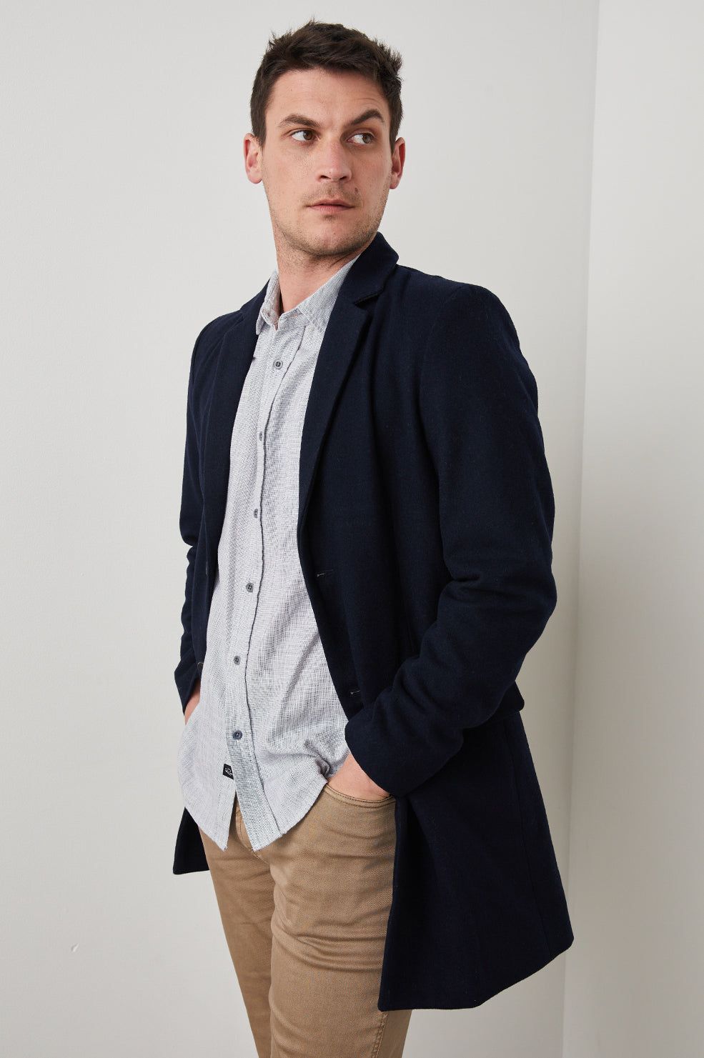 LARK COAT - NAVY sold by Rails product image thumbnail 4