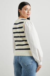 BAMBI SWEATER - IVORY NAVY STRIPE sold by Rails