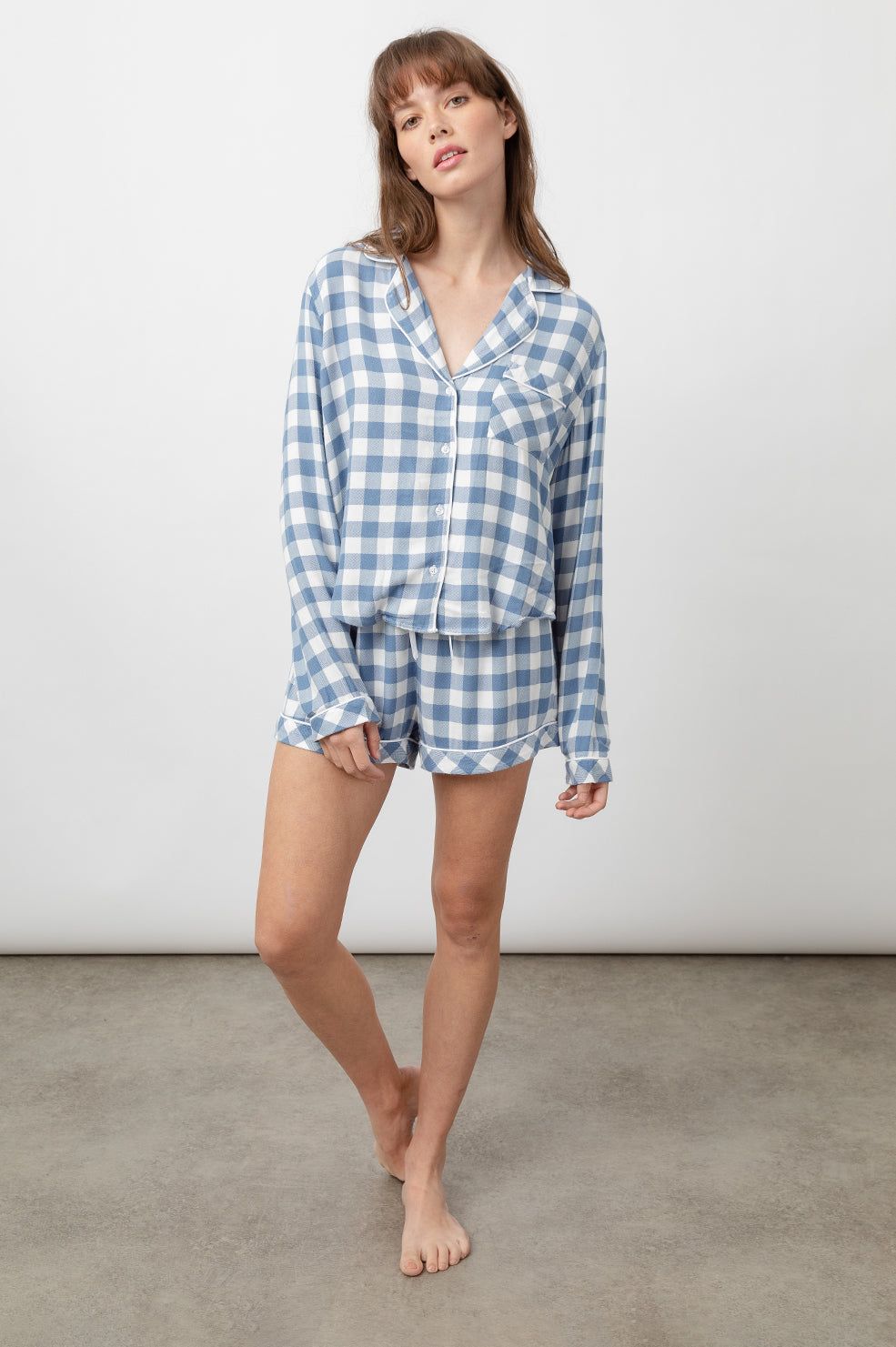 KELLEN PAJAMA SET - AZURE SALT sold by Rails product image thumbnail 4