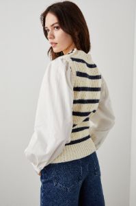 BAMBI SWEATER - IVORY NAVY STRIPE sold by Rails