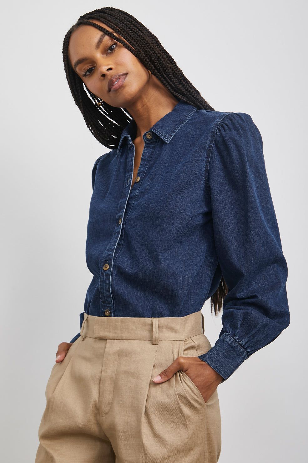 ANGELICA SHIRT - DARK VINTAGE sold by Rails product image thumbnail 2