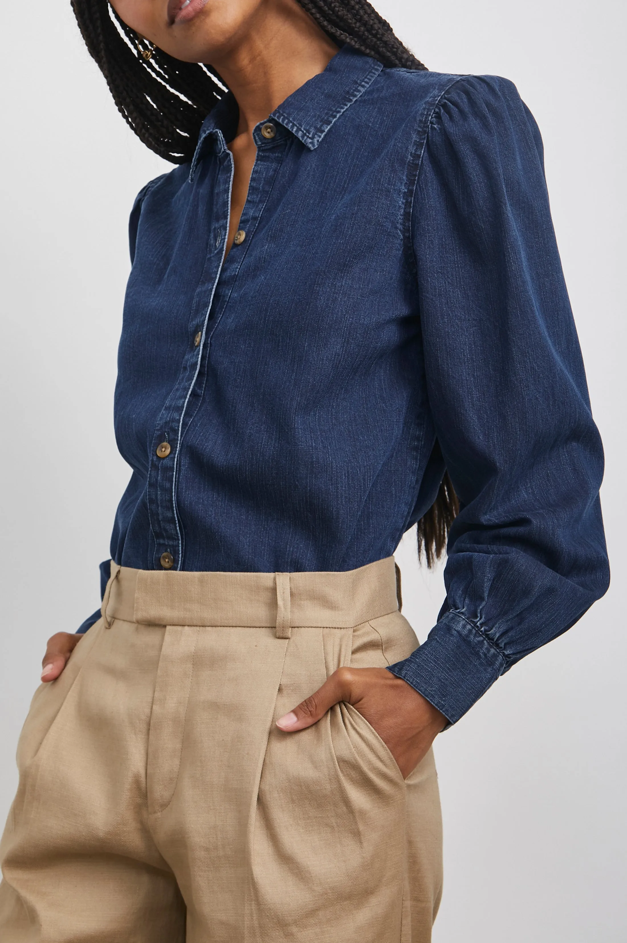 ANGELICA SHIRT - DARK VINTAGE sold by Rails product image thumbnail 2