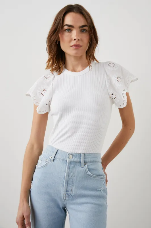 REZA TOP - WHITE sold by Rails