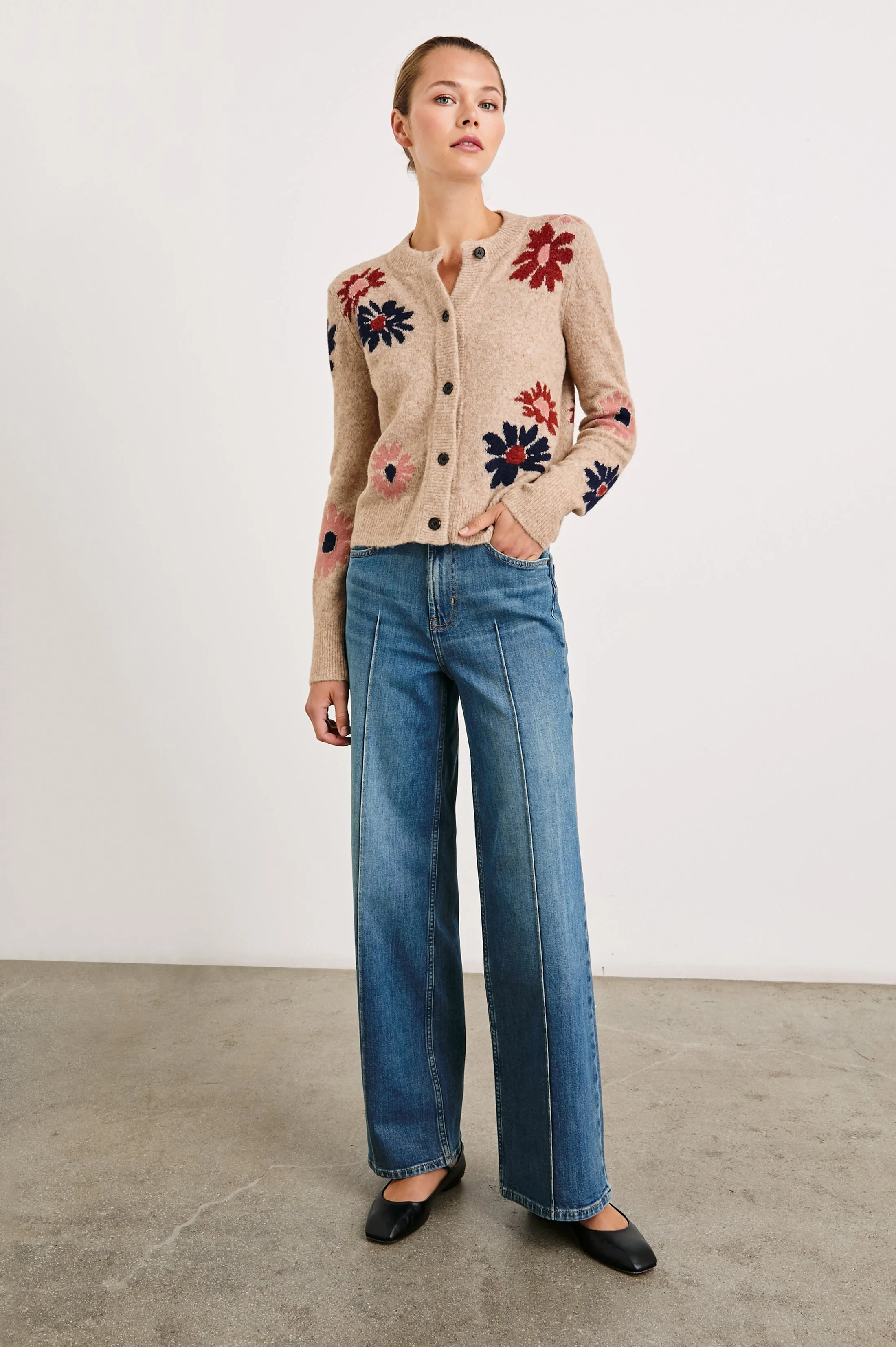 MILLIE SWEATER - MAUVE MEADOW sold by Rails product image thumbnail 2