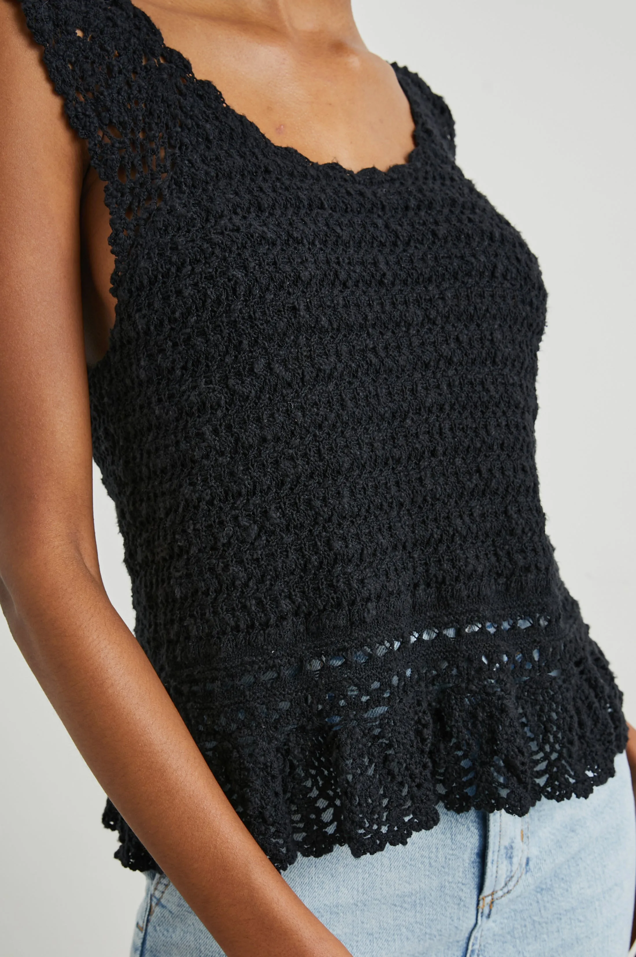 HATTIE TOP - BLACK sold by Rails product image thumbnail 2
