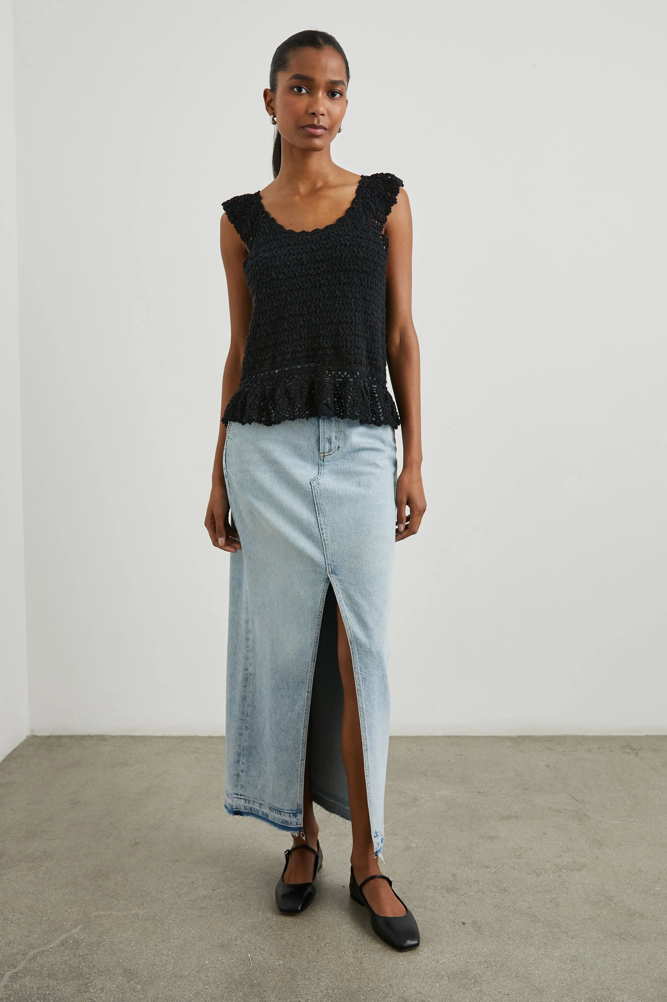 HATTIE TOP - BLACK sold by Rails product image thumbnail 3