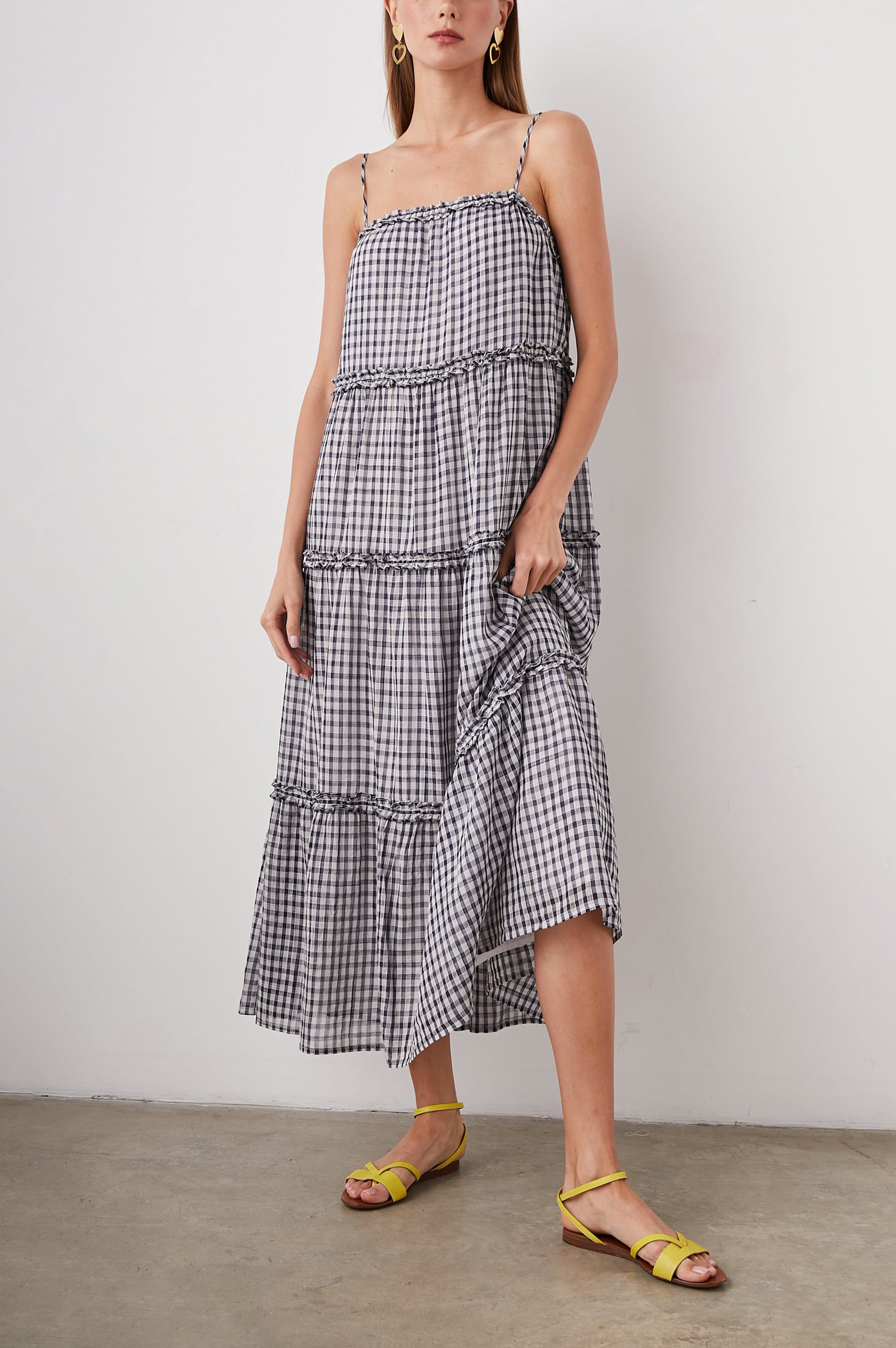 ZURI DRESS - SAILOR CHECK sold by Rails product image thumbnail 3