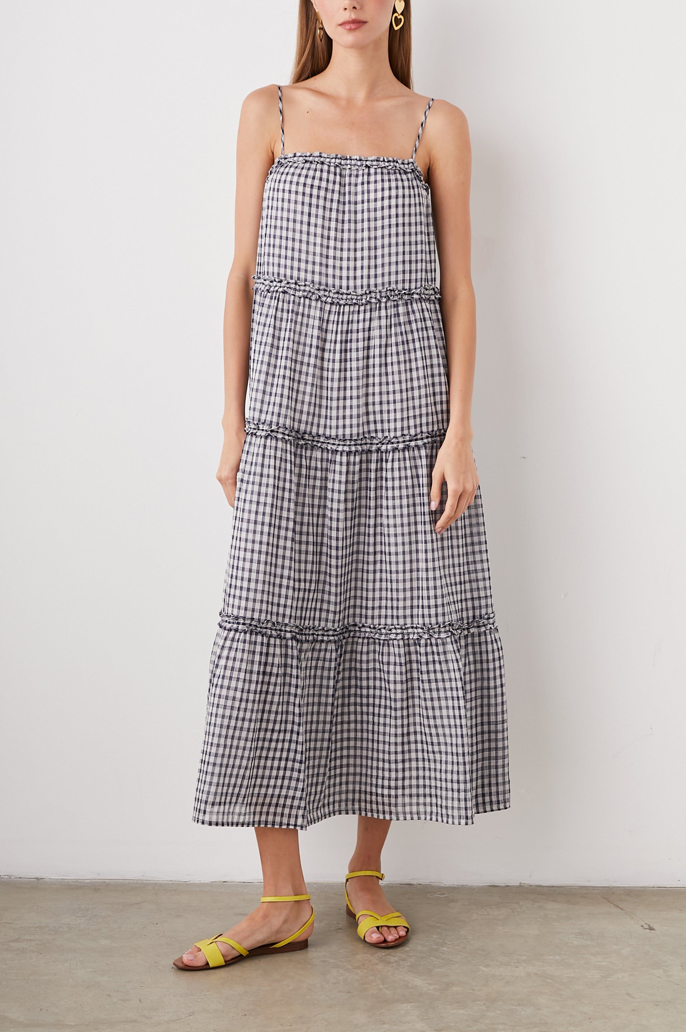 ZURI DRESS - SAILOR CHECK sold by Rails