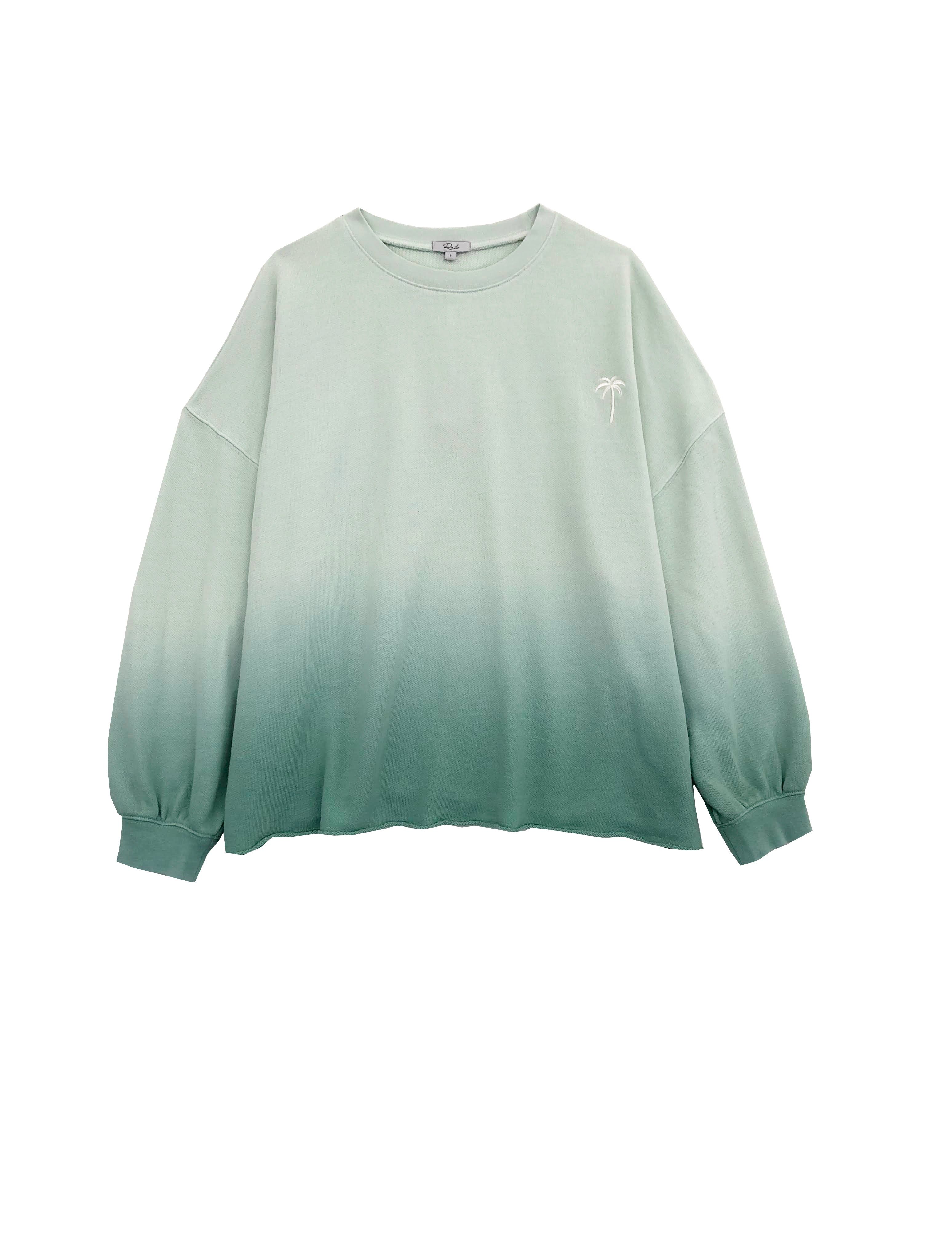 REEVES SWEATSHIRT - AQUA DIP DYE sold by Rails product image thumbnail 5