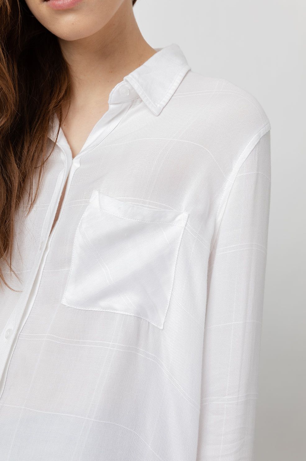 HUNTER SHIRT - IVORY CHECK sold by Rails product image thumbnail 2