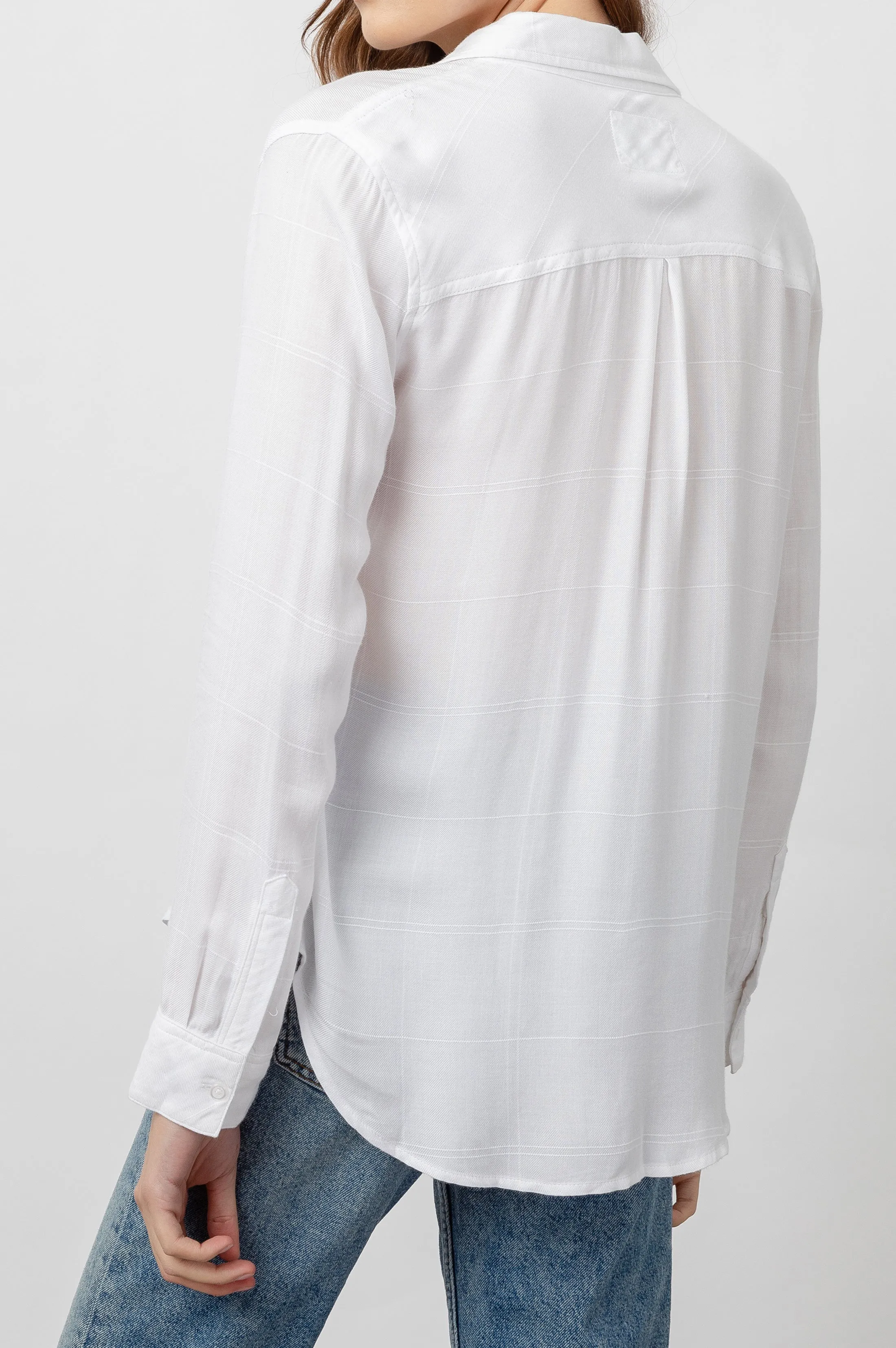 HUNTER SHIRT - IVORY CHECK sold by Rails product image thumbnail 4