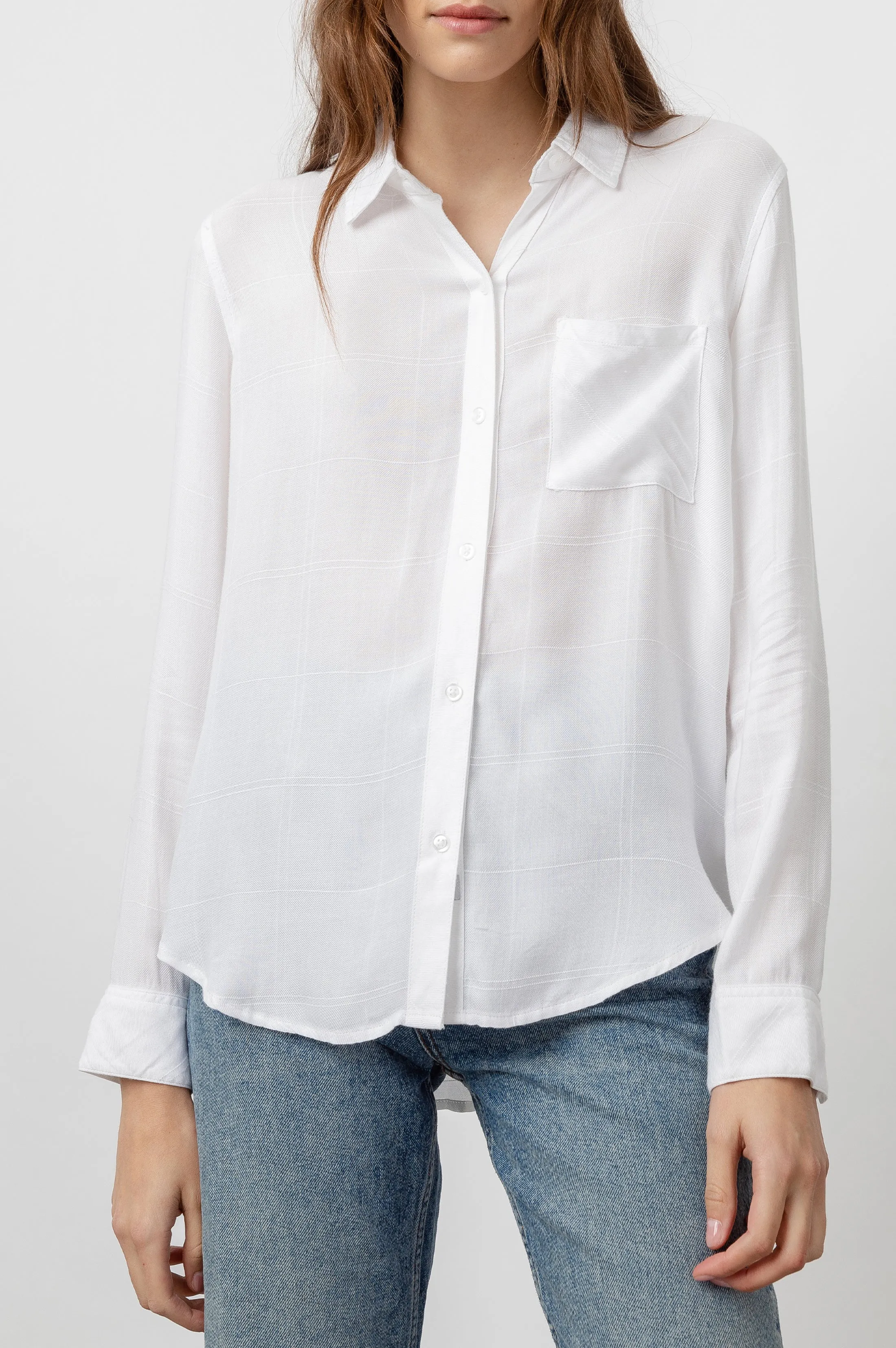 HUNTER SHIRT - IVORY CHECK sold by Rails product image thumbnail 3