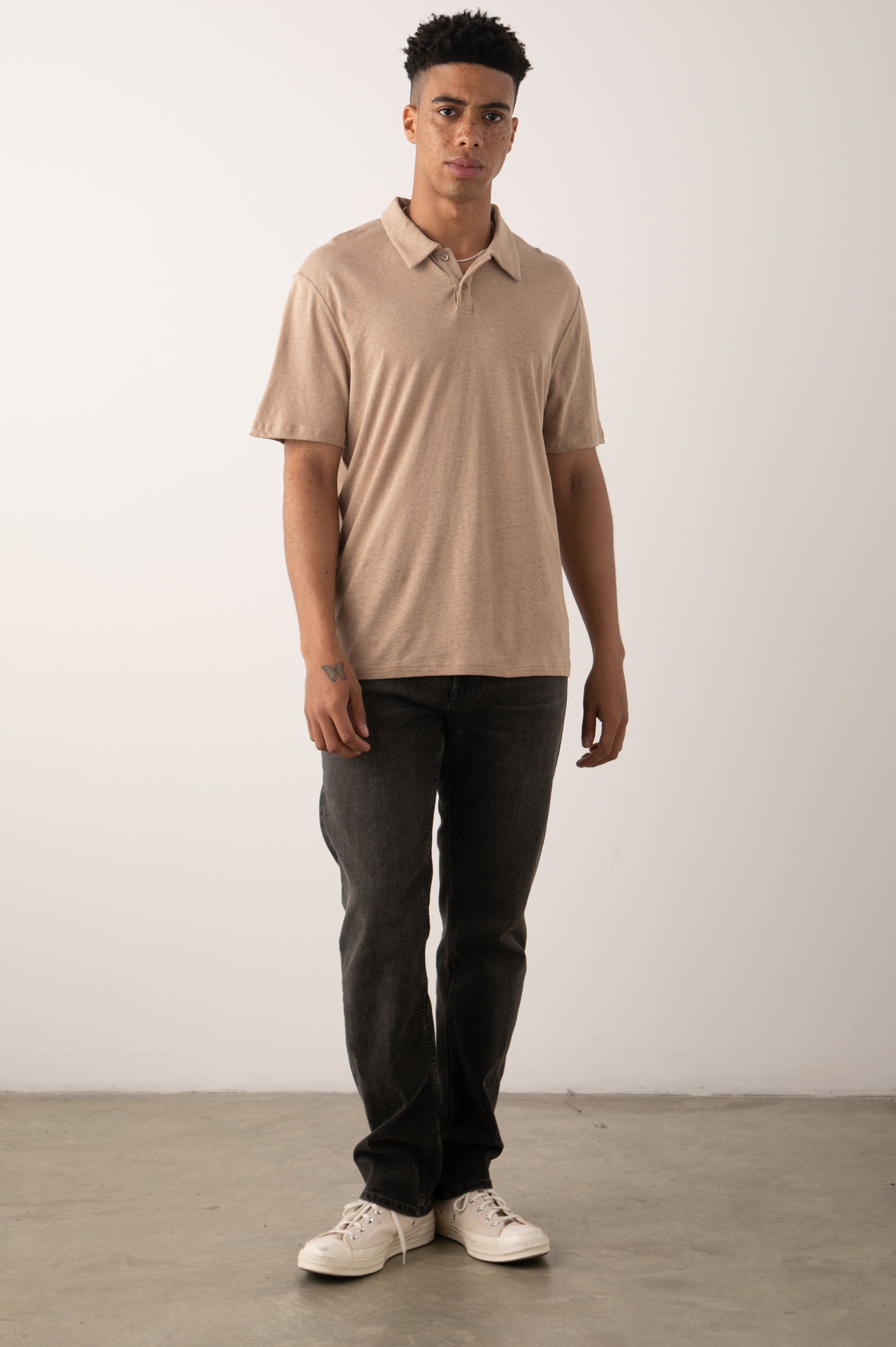 LEVANT POLO SHIRT - BULGUR sold by Rails product image thumbnail 3