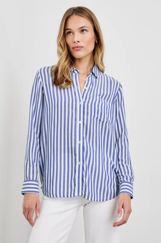 WREN SHIRT - BLUE WHITE sold by Rails