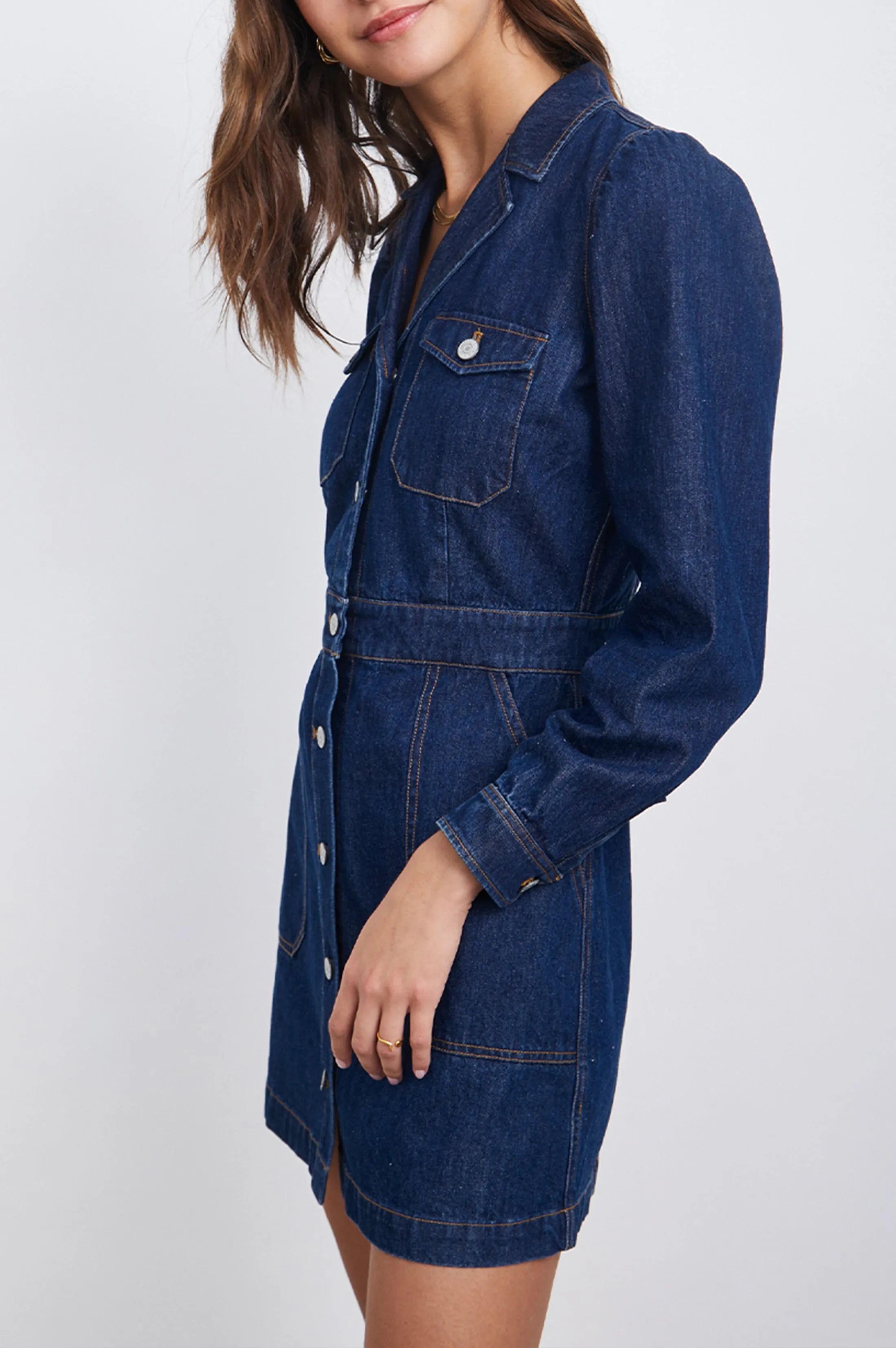 LISETTE DRESS - RAW DENIM sold by Rails product image thumbnail 4
