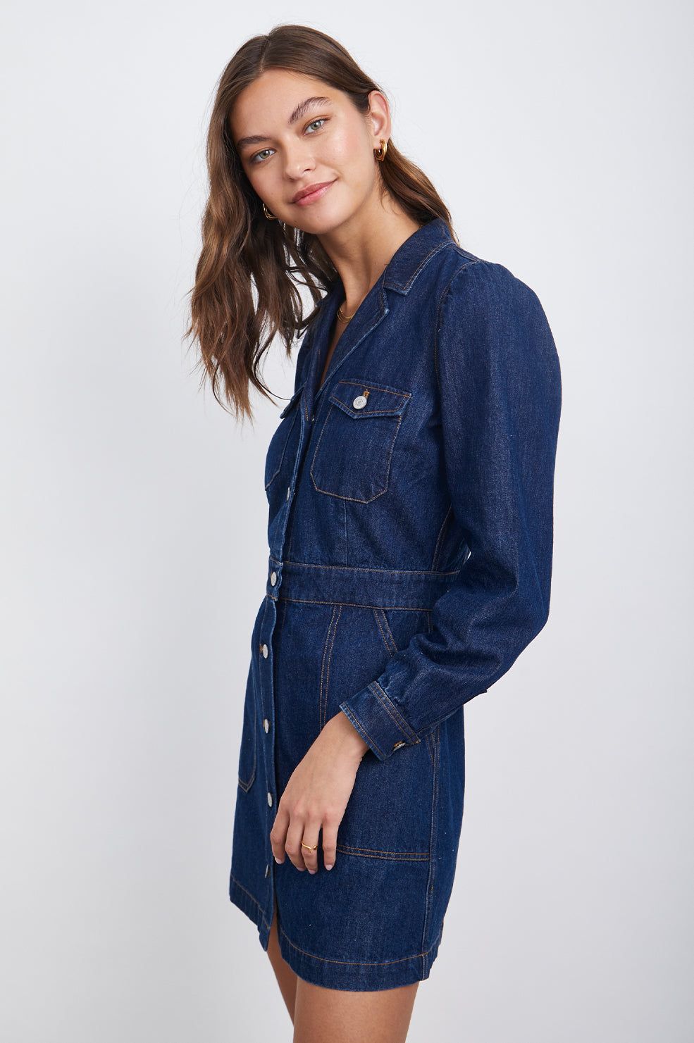 LISETTE DRESS - RAW DENIM sold by Rails product image thumbnail 4