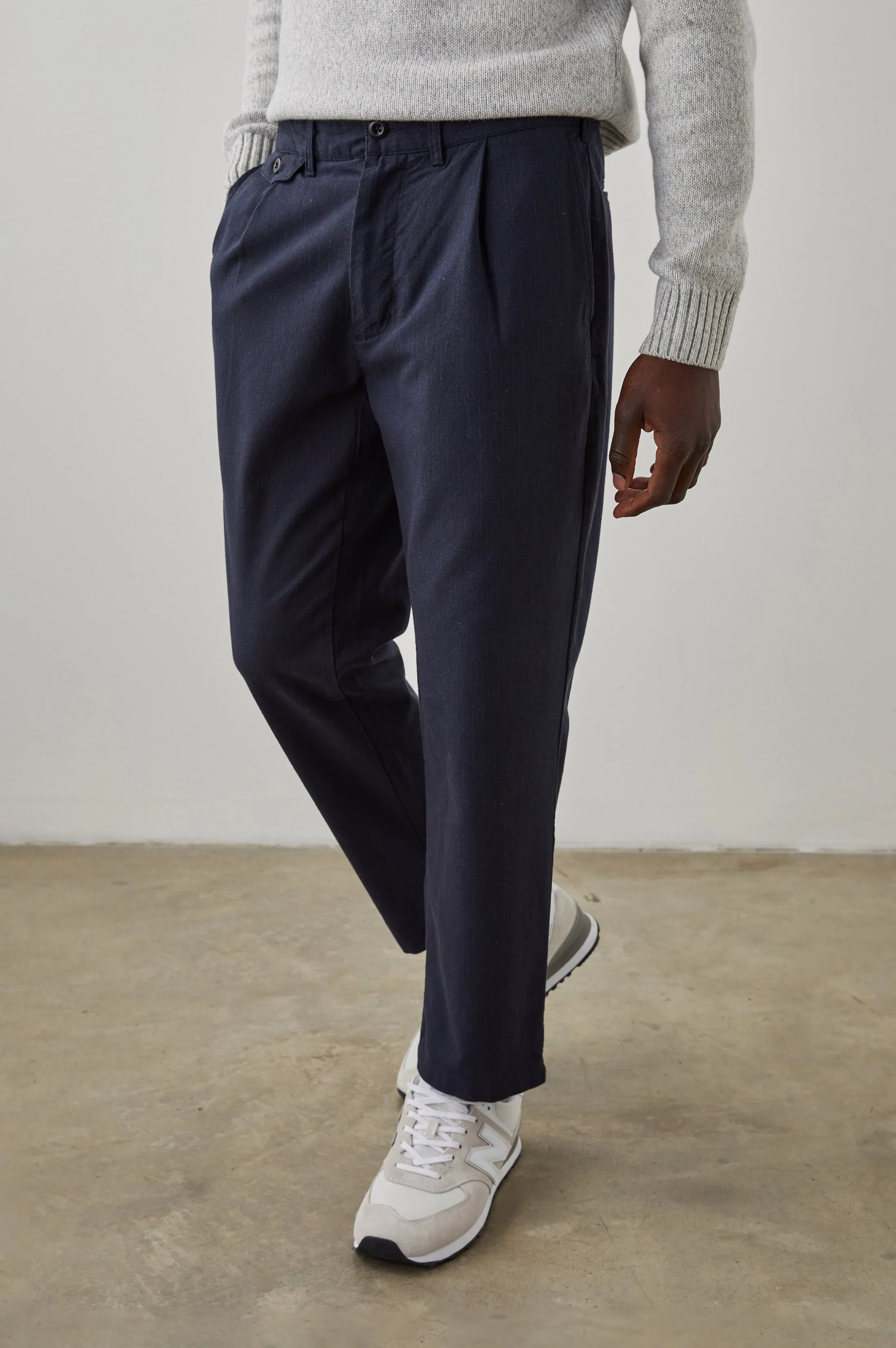 MARCELLUS PANT - NAVY CHARCOAL PIN STRIPE sold by Rails product image thumbnail 4