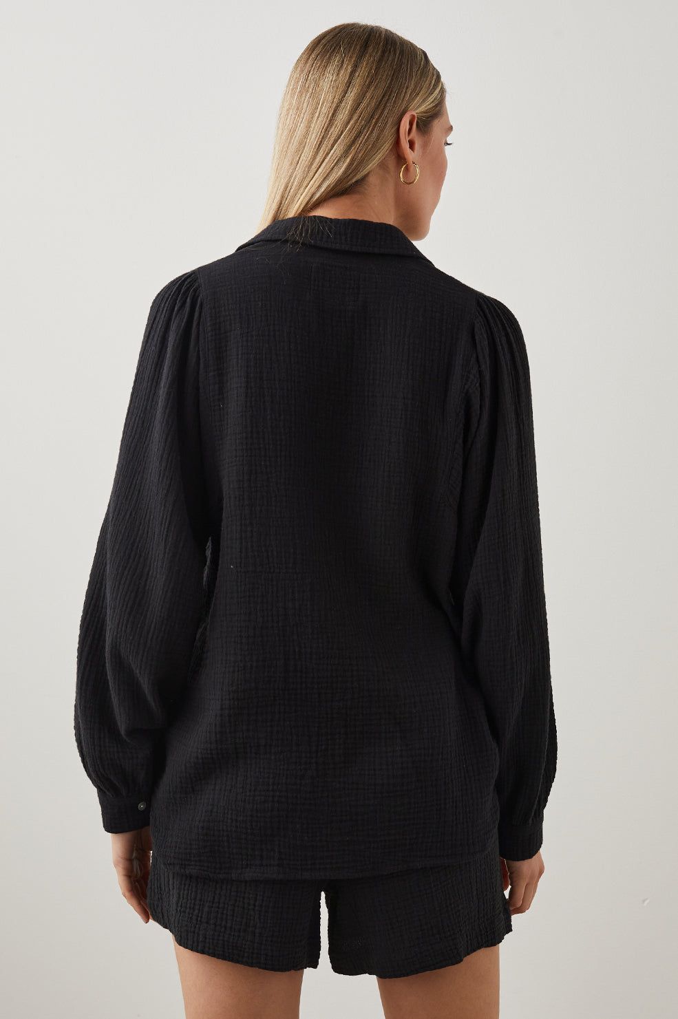 LAUREN SHIRT - BLACK sold by Rails product image thumbnail 5