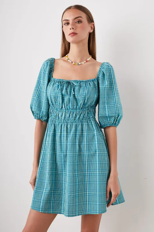 BRENDA DRESS - AUGUSTA MINI CHECK sold by Rails