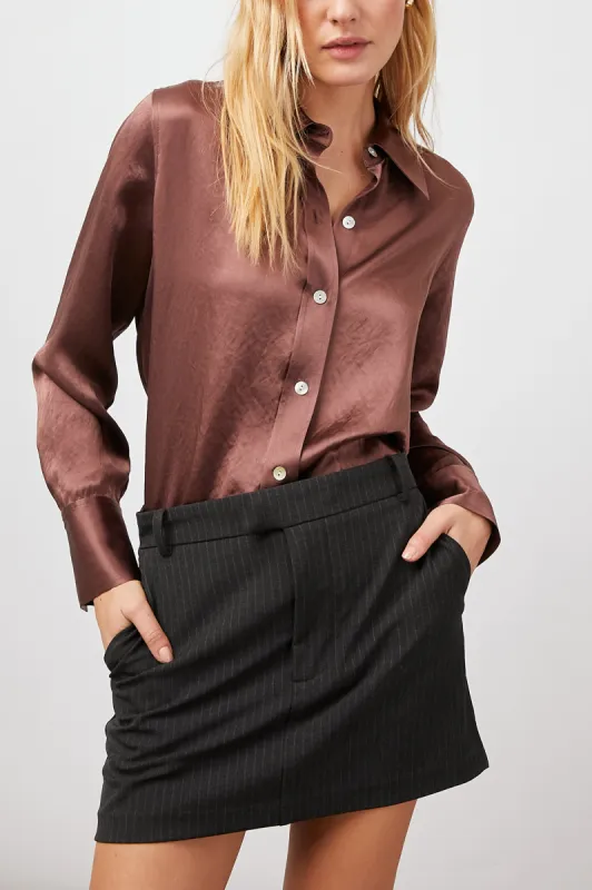 ANDREA TOP - NUTMEG sold by Rails