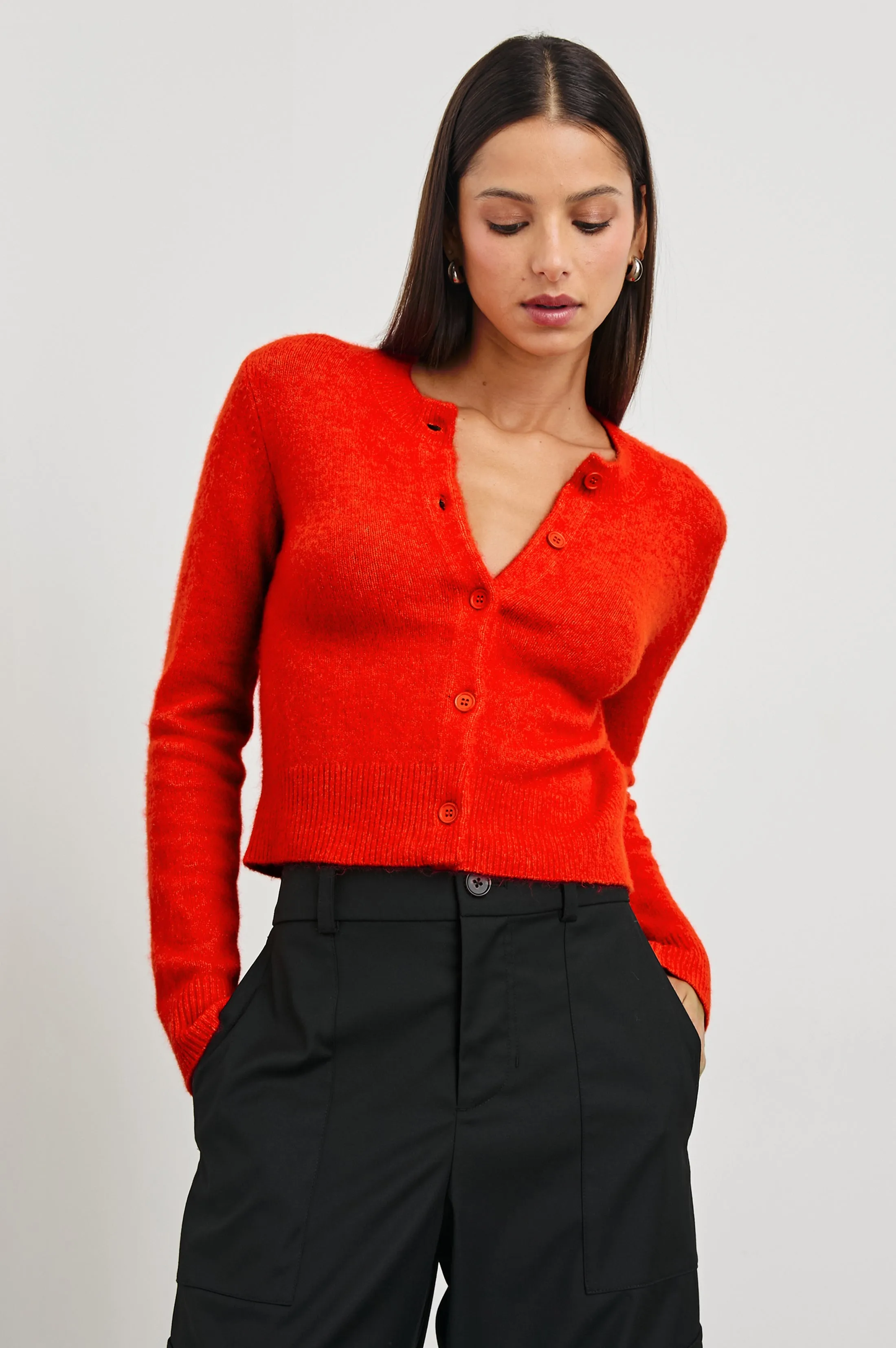 MATILDA SWEATER - CHERRY sold by Rails product image thumbnail 4