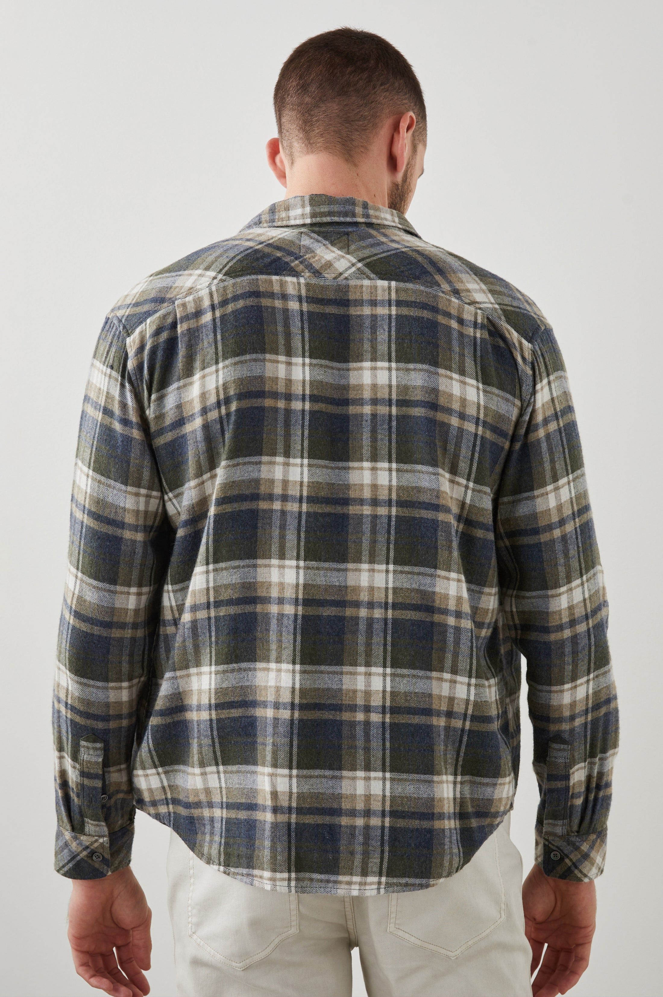LENNOX SHIRT - BLUE MOSS LODGE sold by Rails product image thumbnail 6