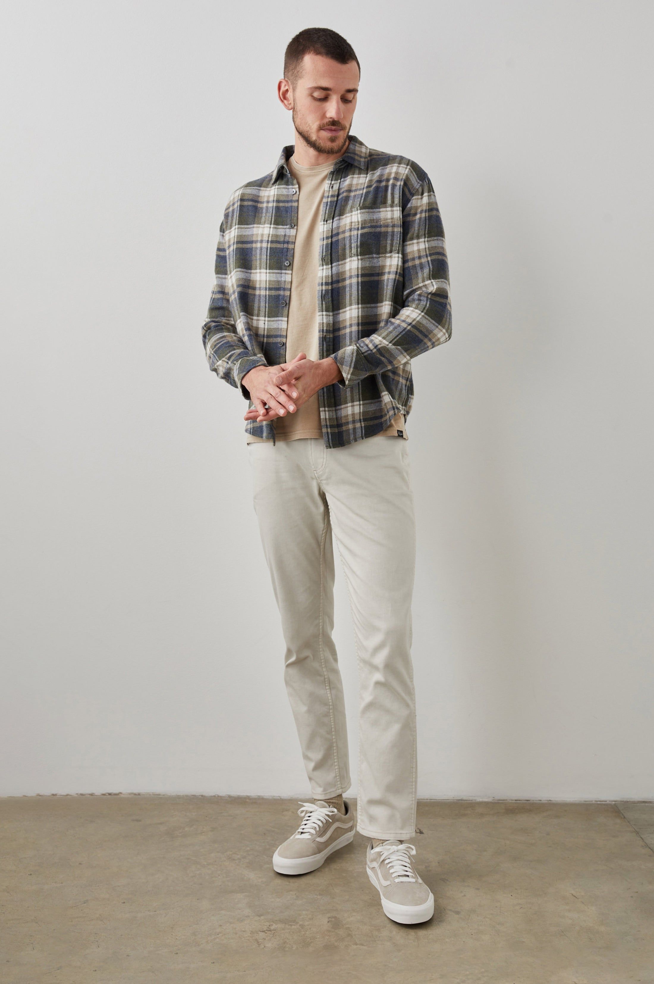 LENNOX SHIRT - BLUE MOSS LODGE sold by Rails product image thumbnail 3