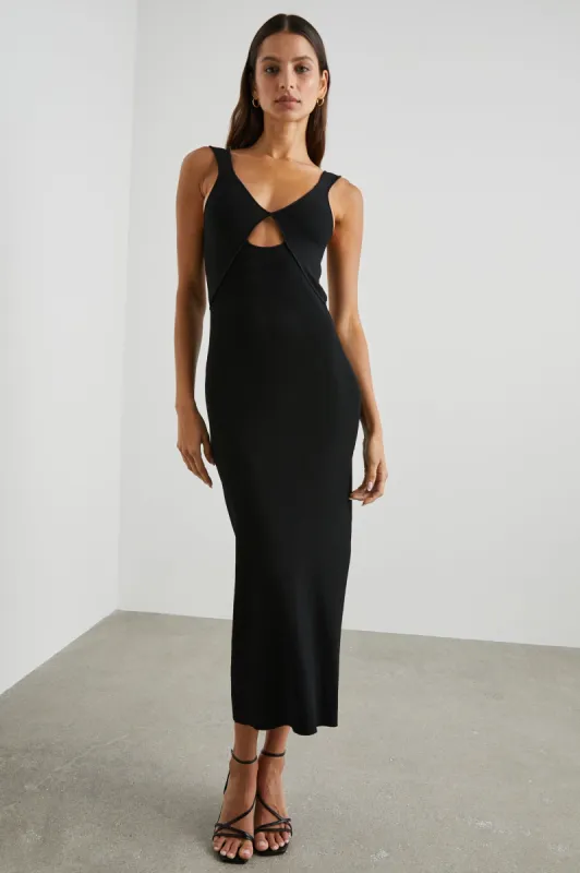 VIENNA DRESS - BLACK made by Rails