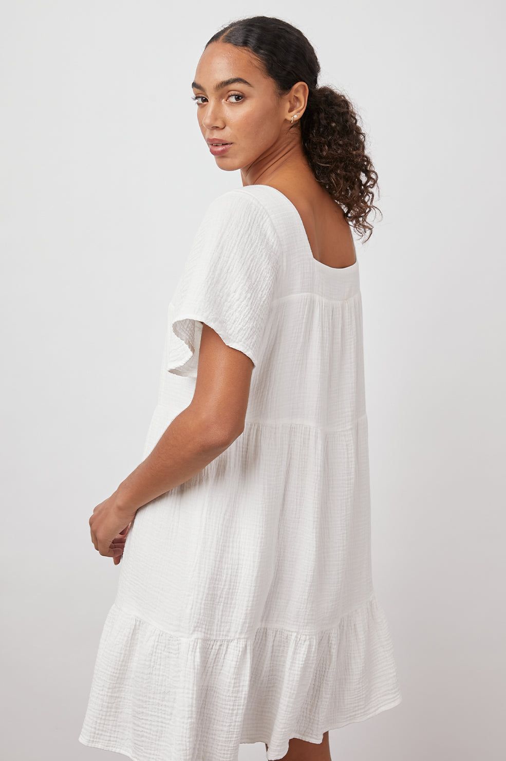 VALENTINA DRESS - WHITE sold by Rails product image thumbnail 3