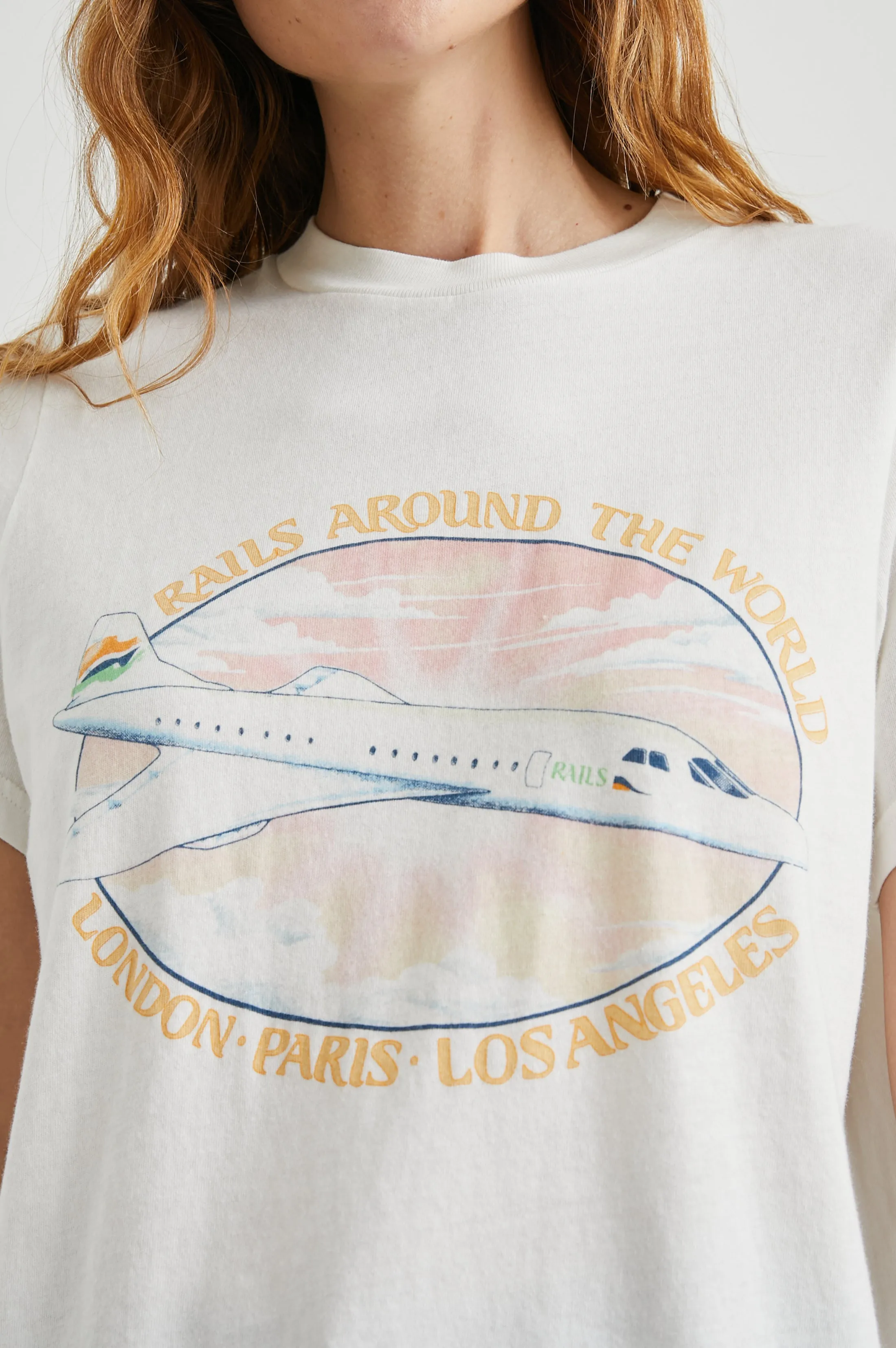 BOYFRIEND T-SHIRT - RAILS AROUND THE WORLD sold by Rails product image thumbnail 2