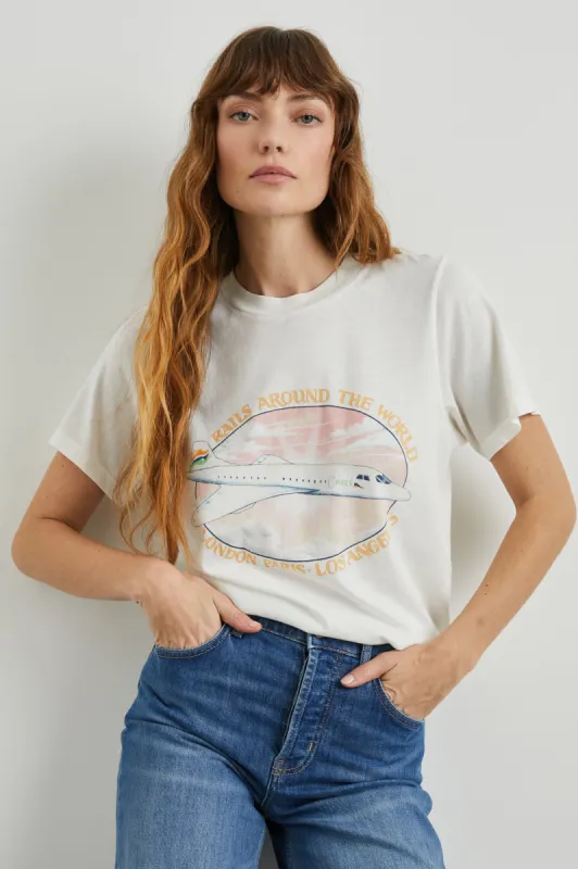 BOYFRIEND T-SHIRT - RAILS AROUND THE WORLD sold by Rails