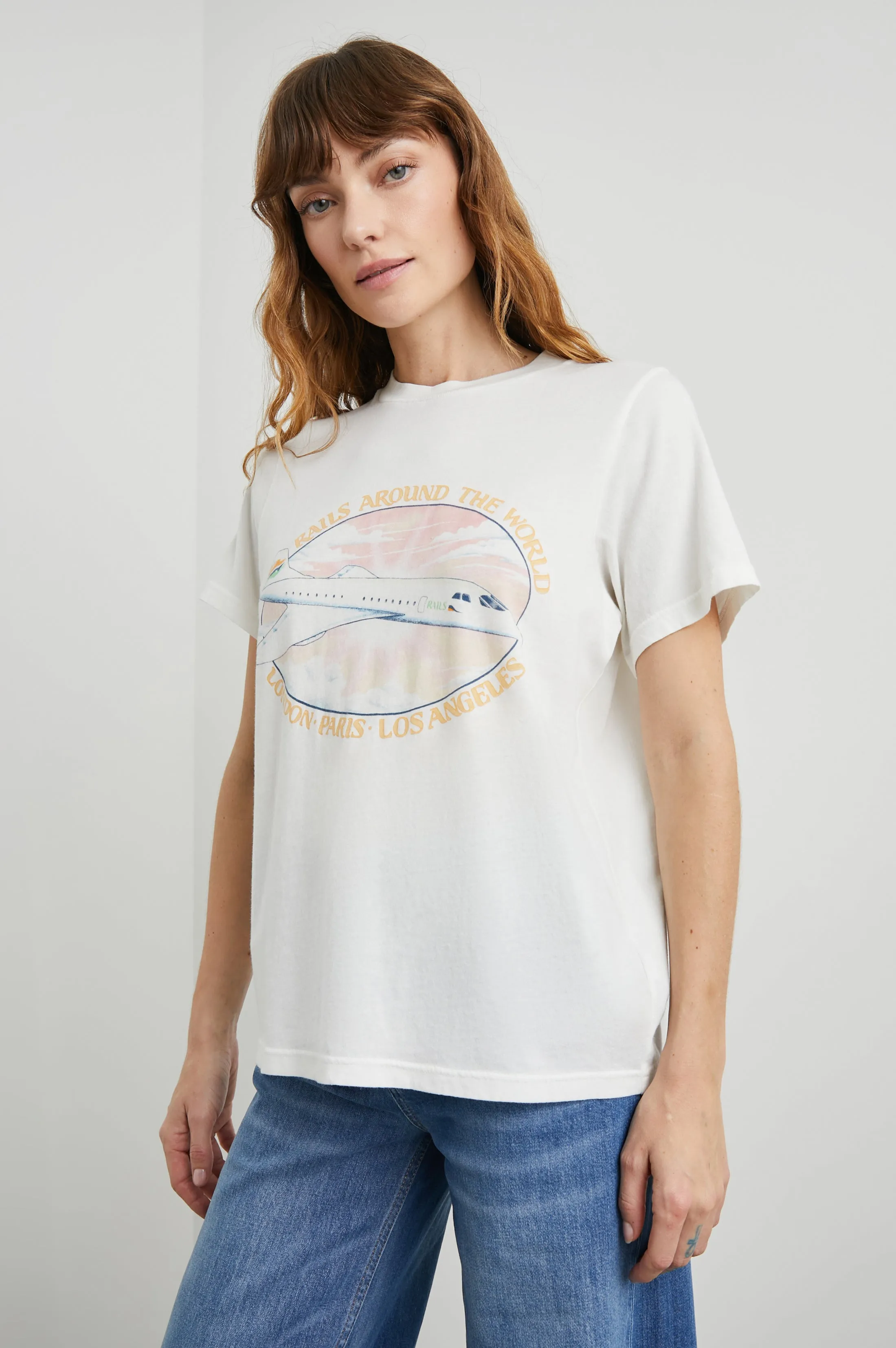 BOYFRIEND T-SHIRT - RAILS AROUND THE WORLD sold by Rails product image thumbnail 4