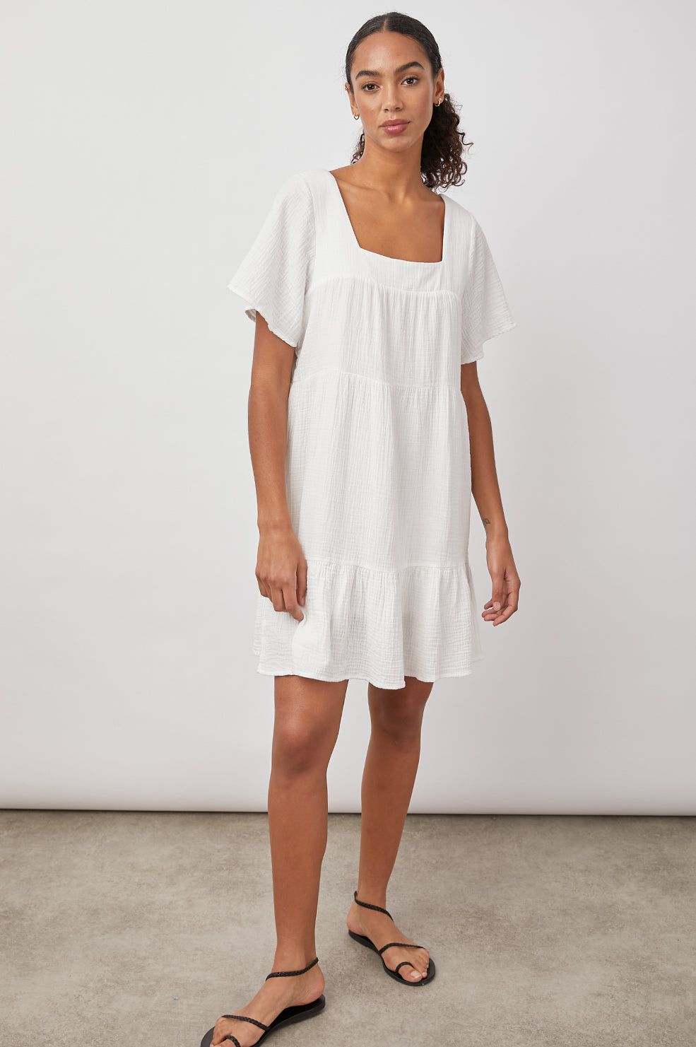 VALENTINA DRESS - WHITE sold by Rails product image thumbnail 2