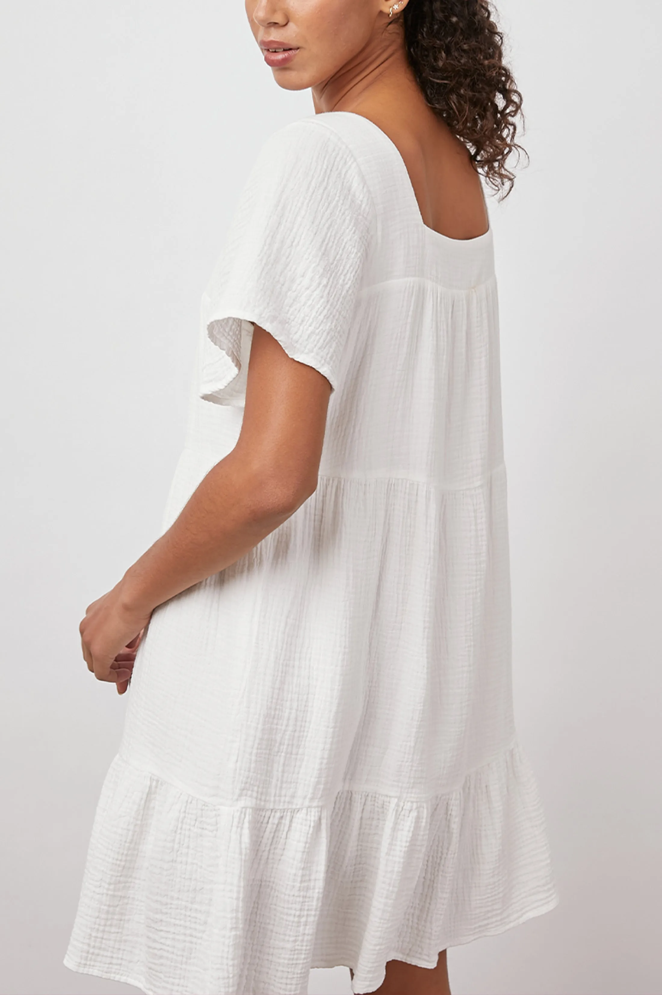 VALENTINA DRESS - WHITE sold by Rails product image thumbnail 3