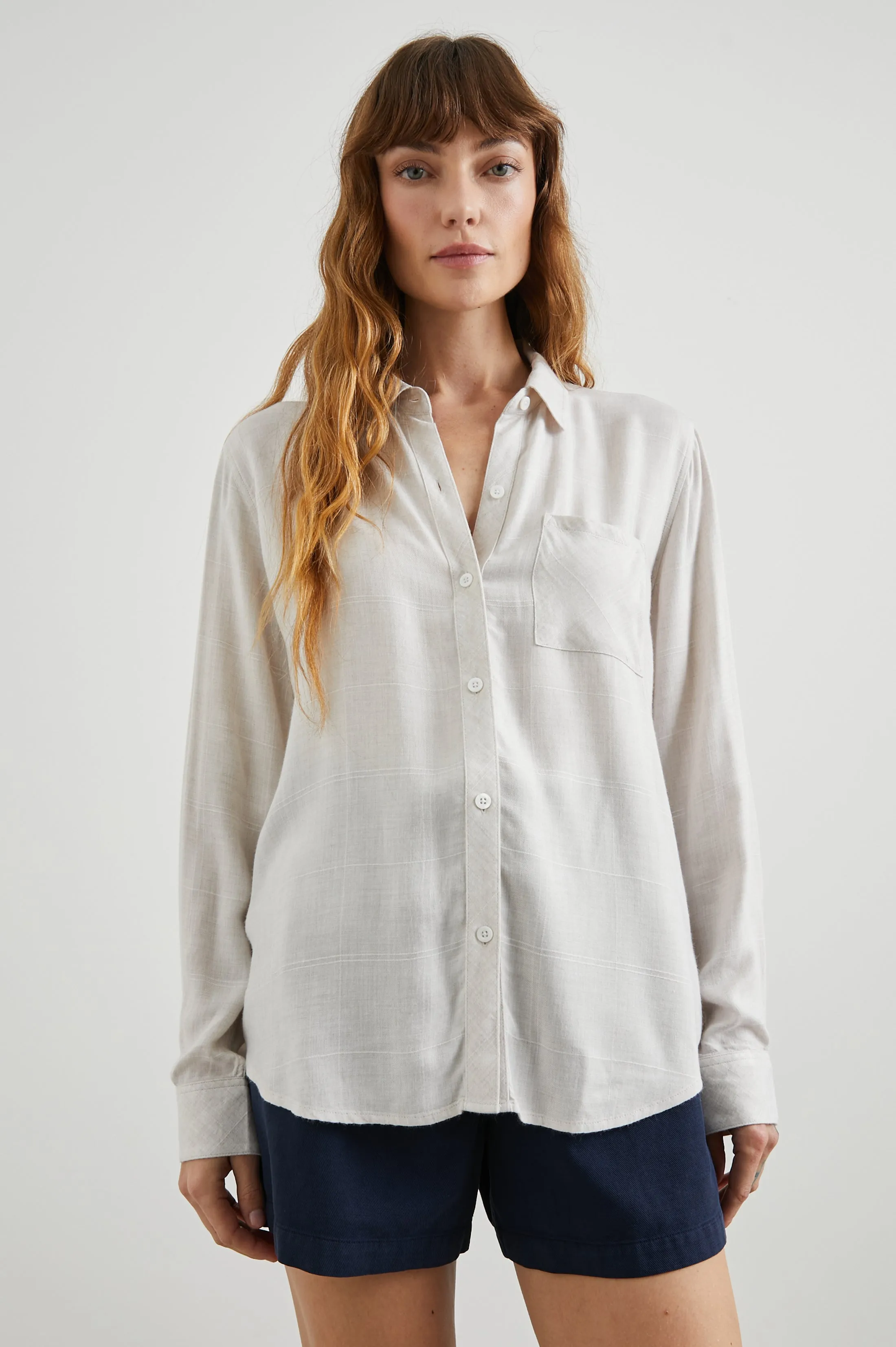 HUNTER SHIRT - BIRCH HEATHER sold by Rails
